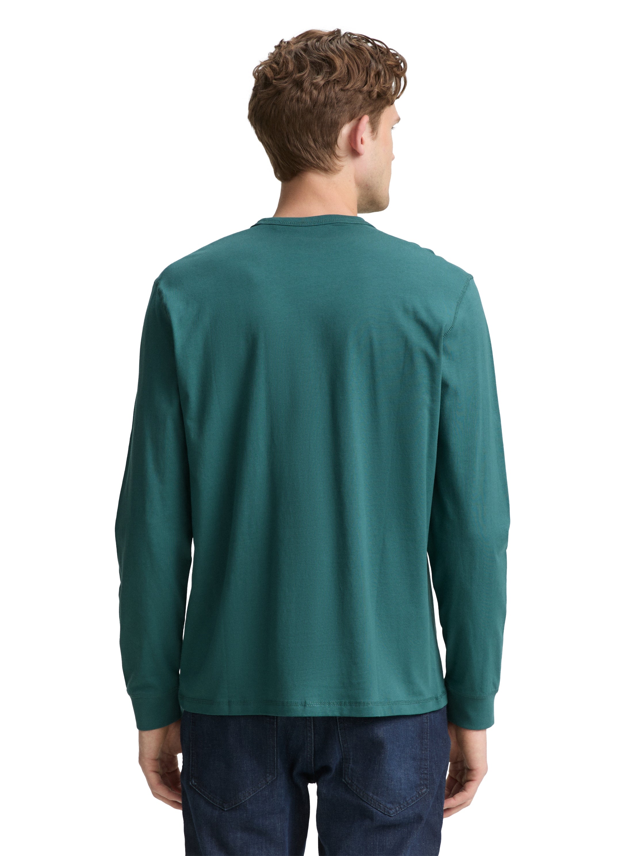 Tom Tailor Basic Long Sleeved Green Sweater