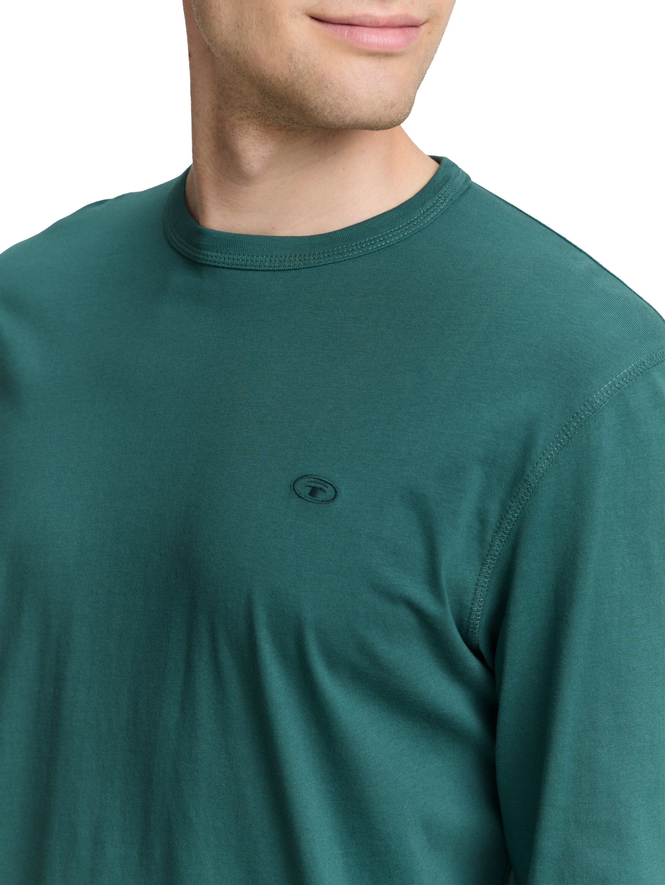 Tom Tailor Basic Long Sleeved Green Sweater