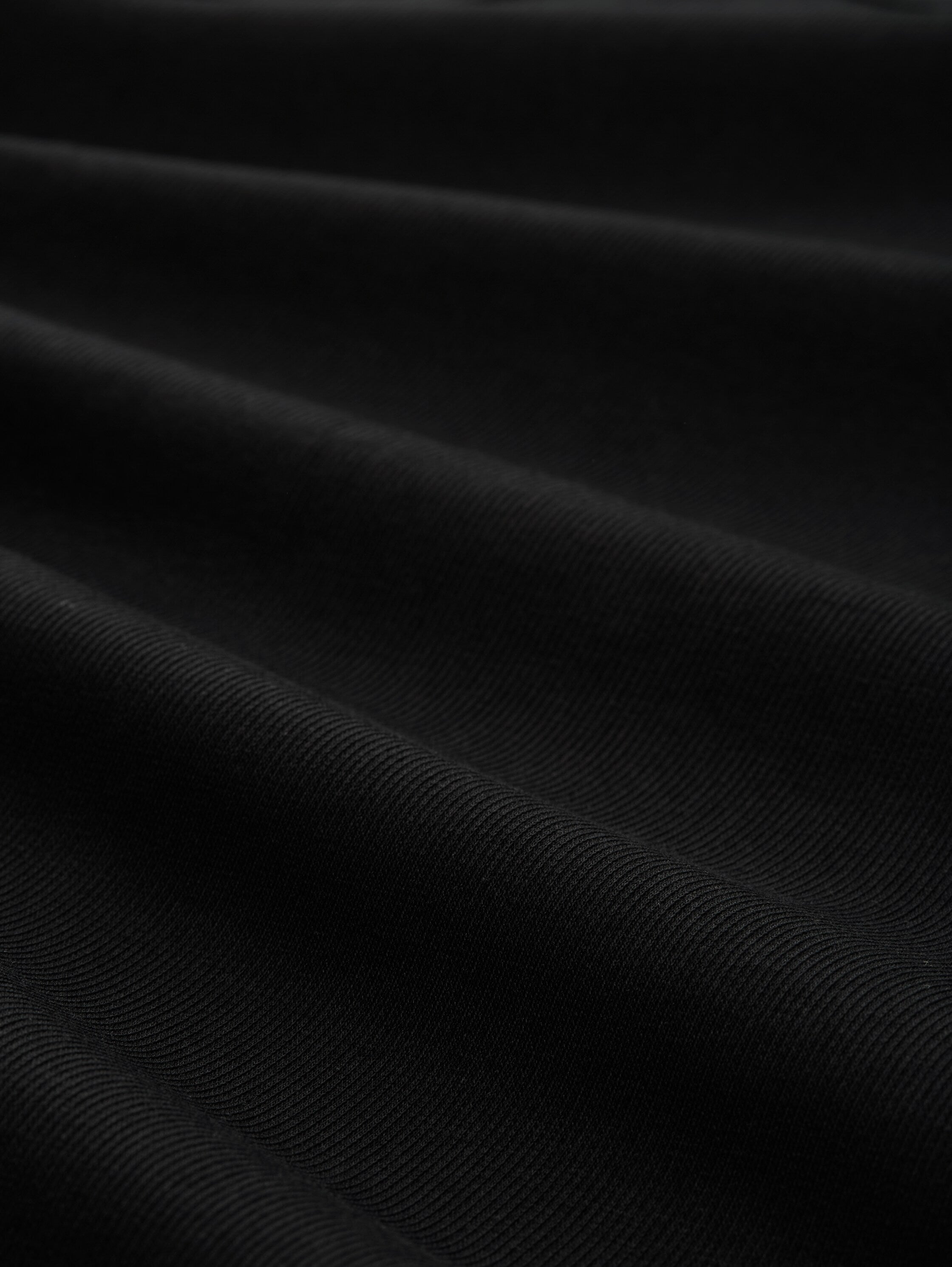 Tom Tailor Black Basic Ribbed T-shirt