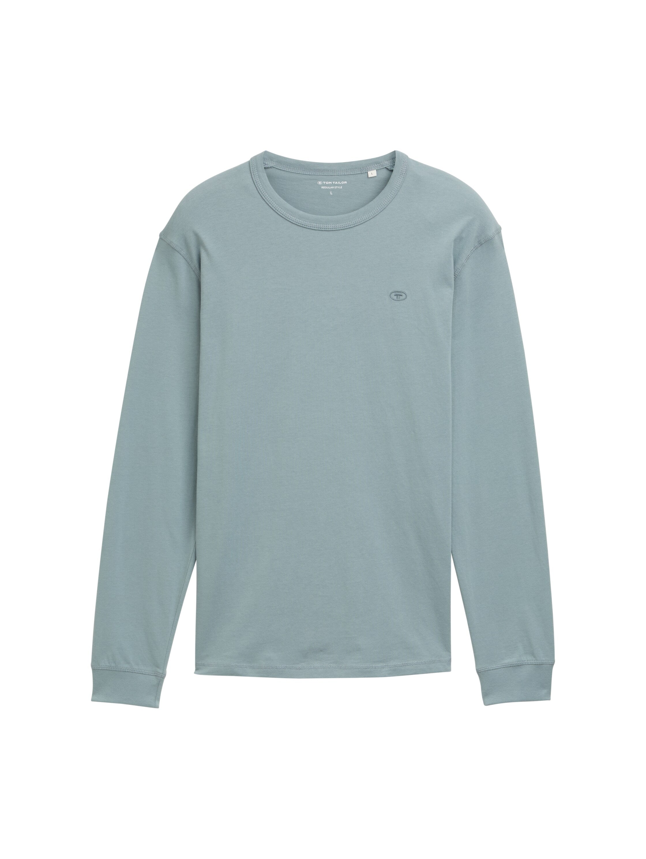 Tom Tailor Basic Long Sleeved Grey Mint Sweater