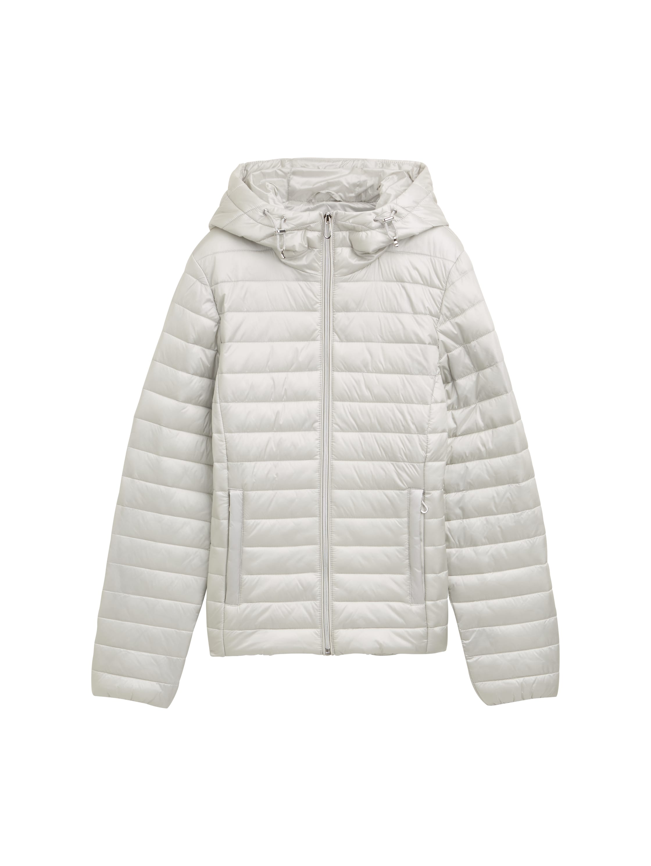 Tom Tailor Padded Zippered White Jacket