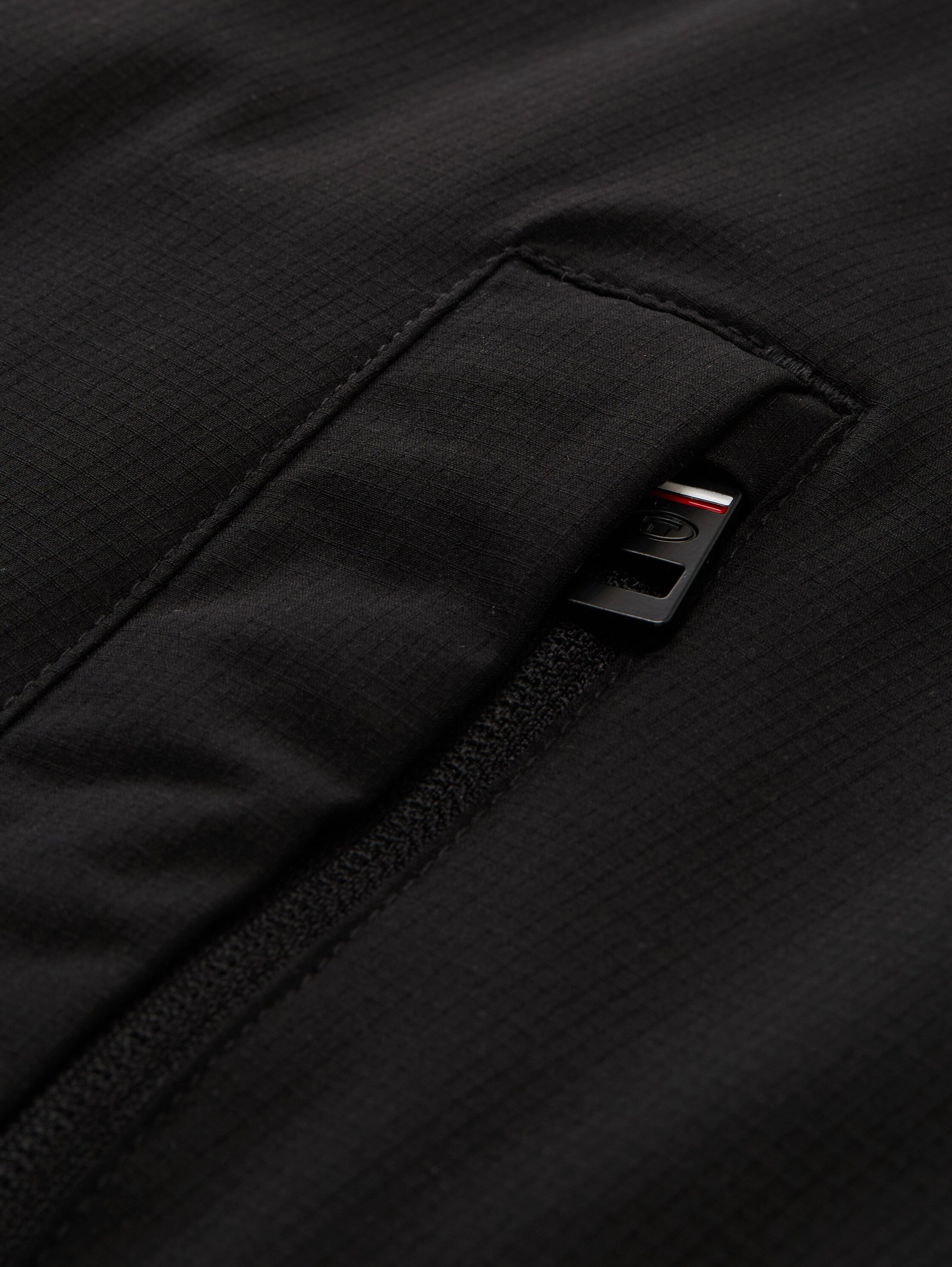Tom Tailor Quilted Black jacket With Hood
