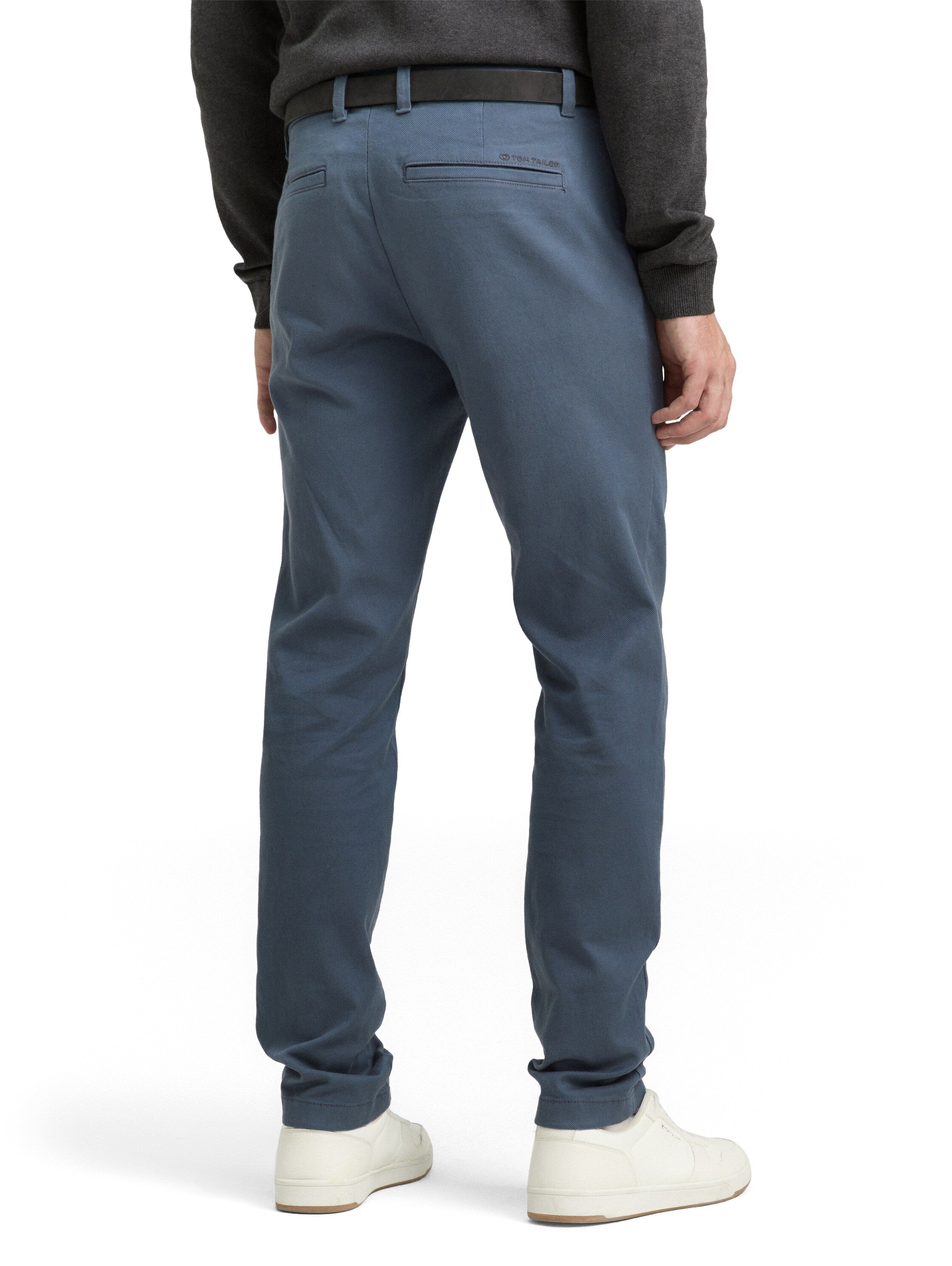 Tom Tailor Travis Slim Tael Grey Chino With Belt