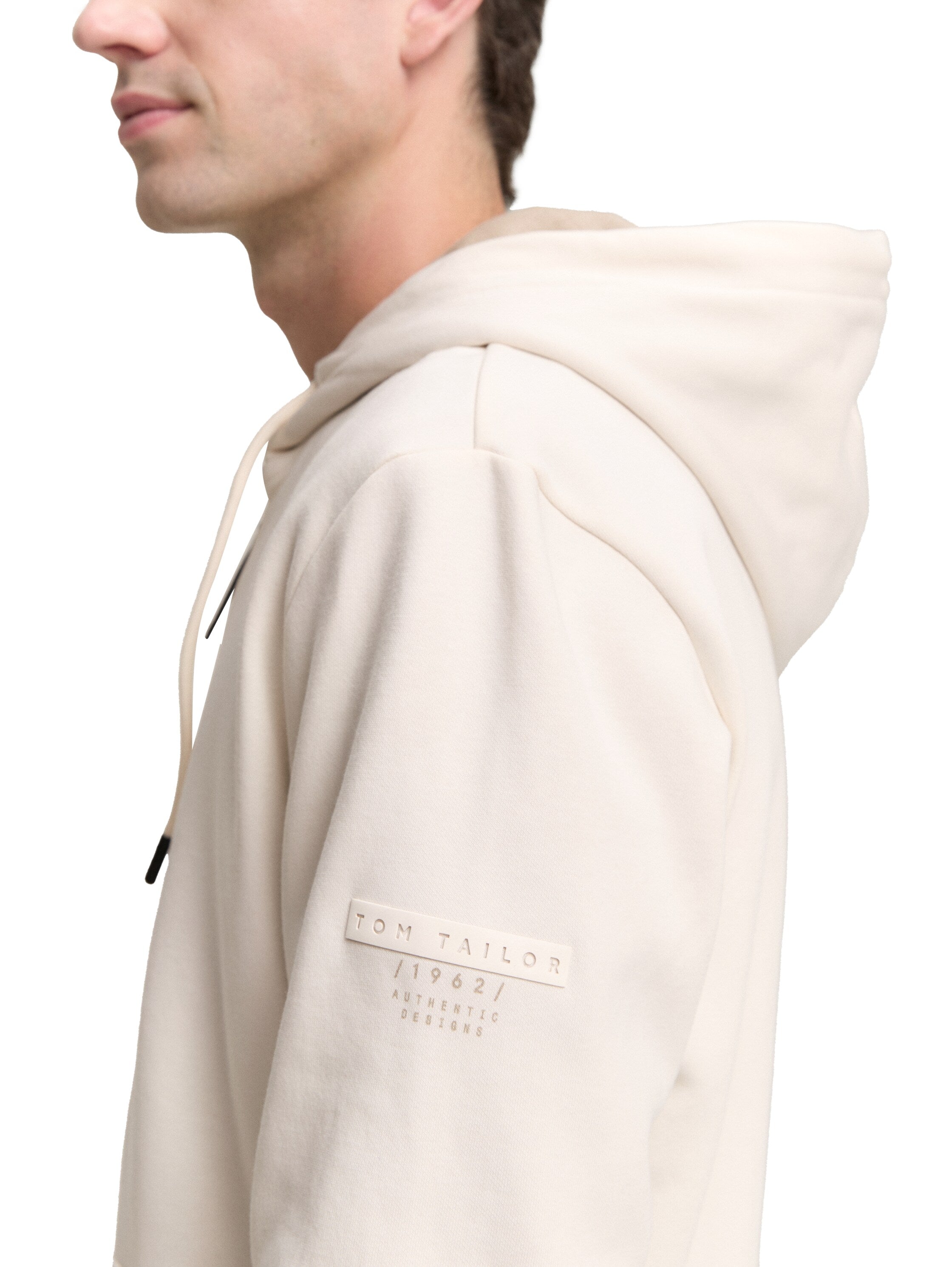 Tom Tailor Basic Offwhite Hooded Jacket