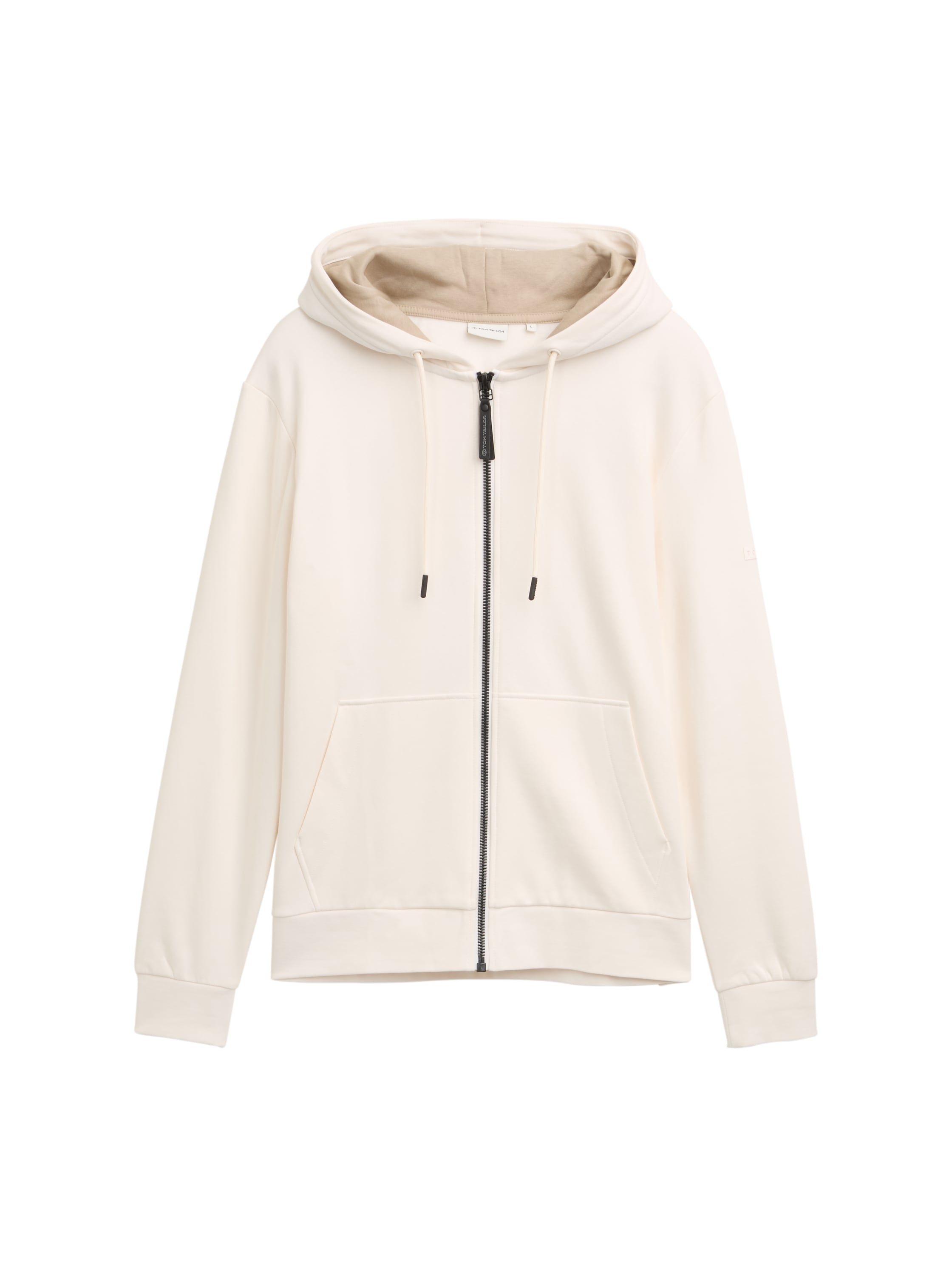 Tom Tailor Basic Offwhite Hooded Jacket