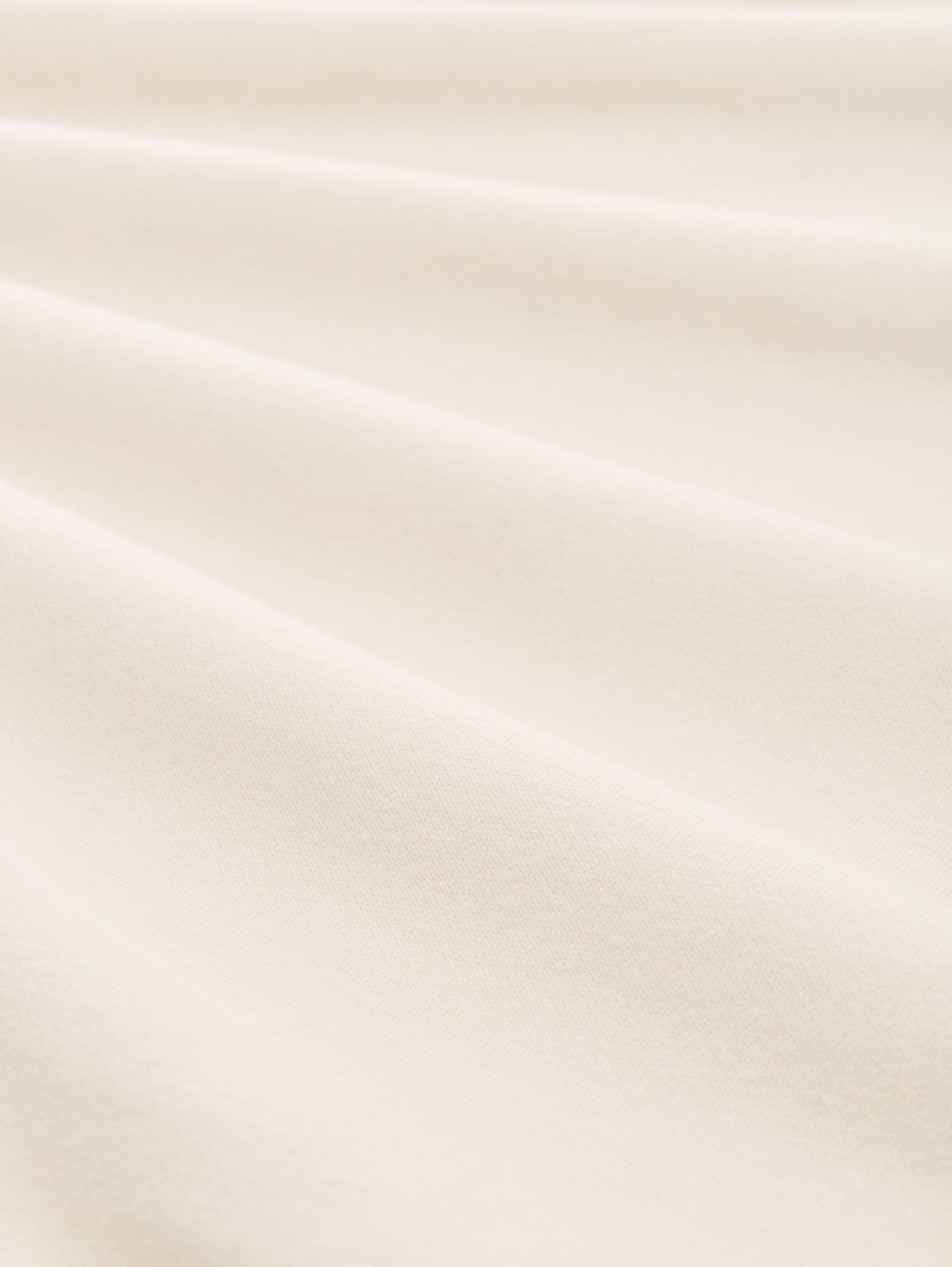 Tom Tailor Offwhite Hoodie with Logo Print