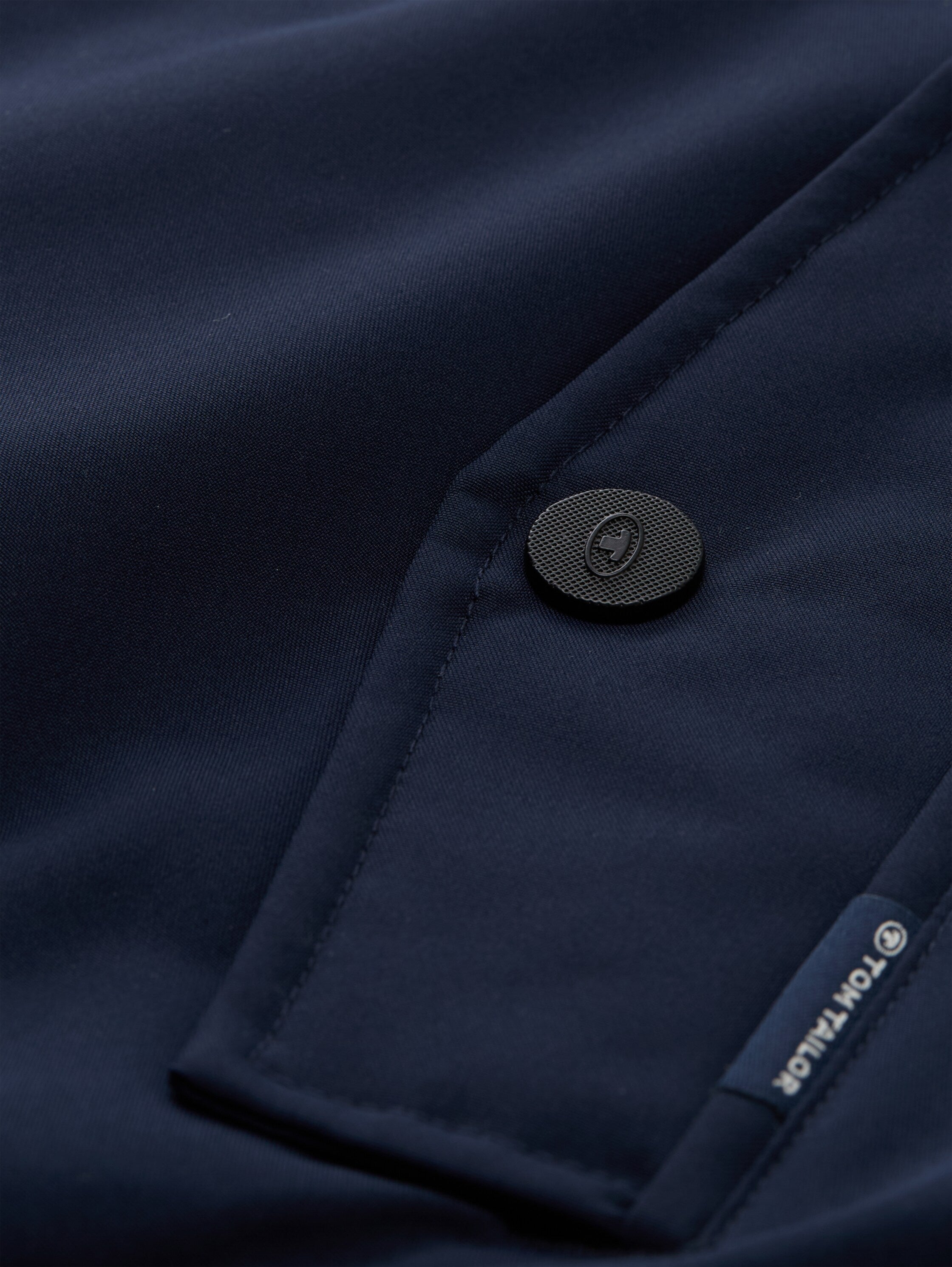 Tom Tailor Navy Jacket With Zipper To Close