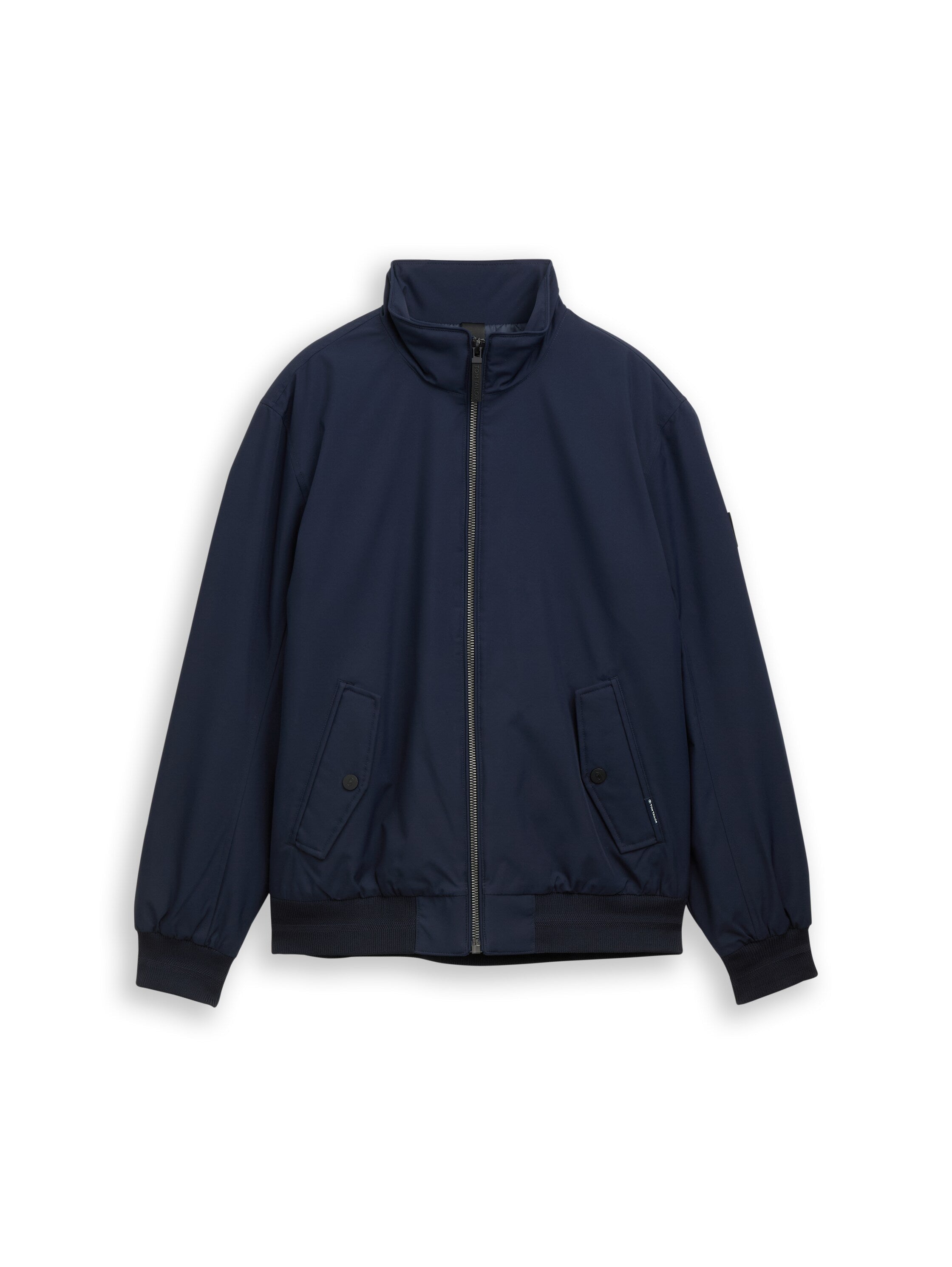 Tom Tailor Navy Jacket With Zipper To Close