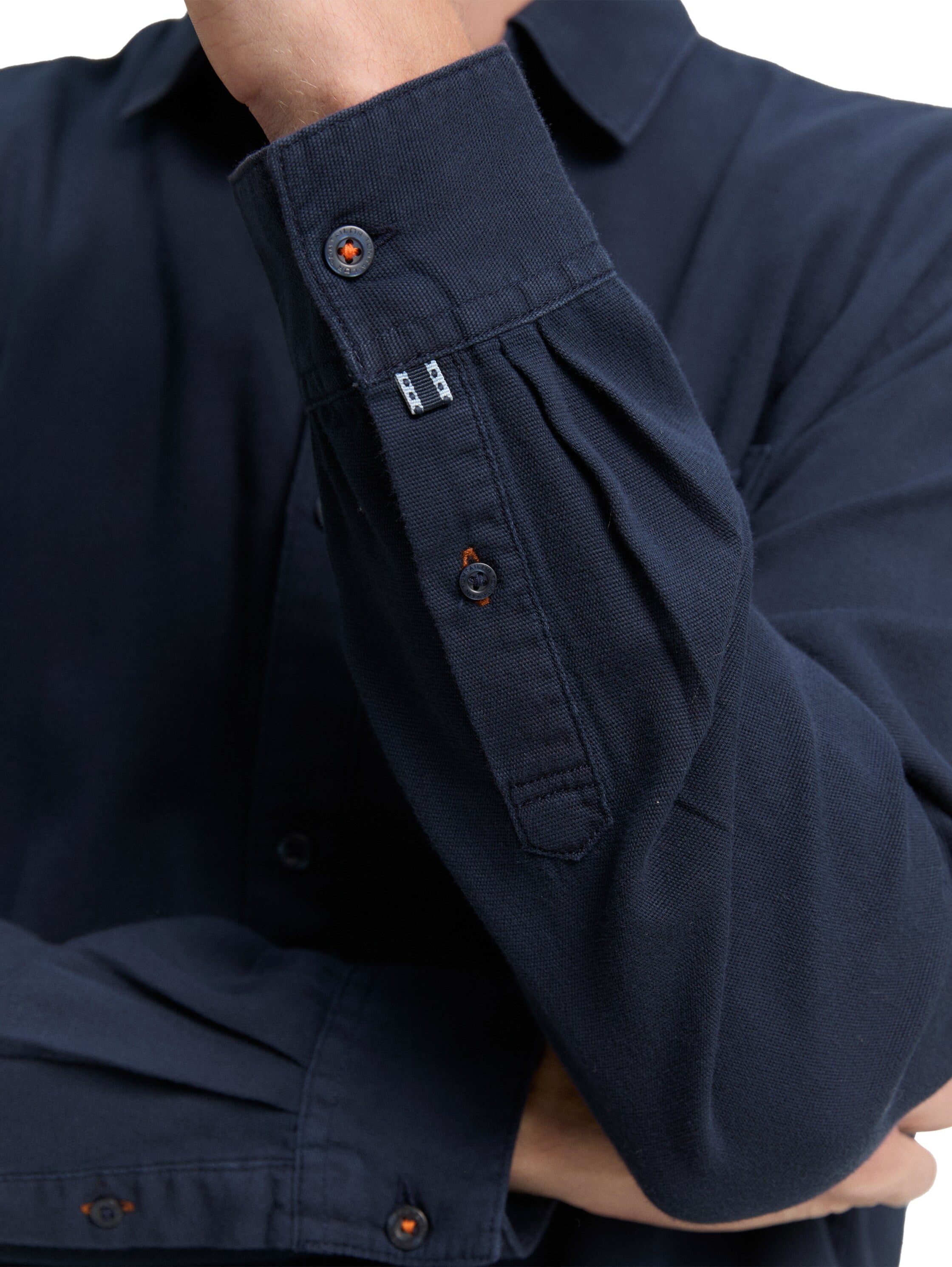 Tom Tailor Regular Fit Cotton Navy Shirt