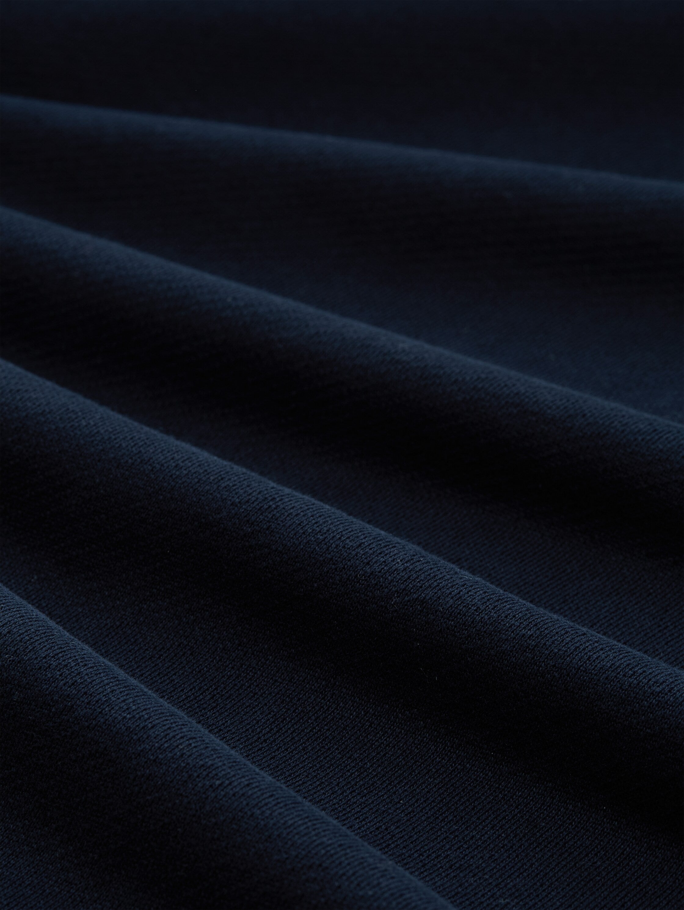 Tom Tailor Navy Quilted Jacket With Zipper To Close