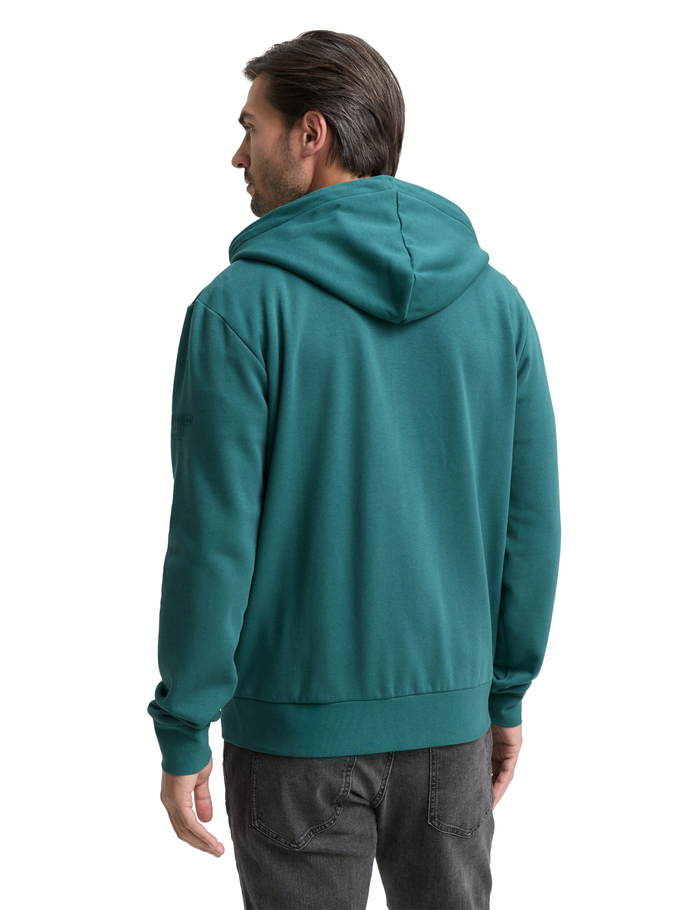 Tom Tailor Basic Green Hooded Jacket