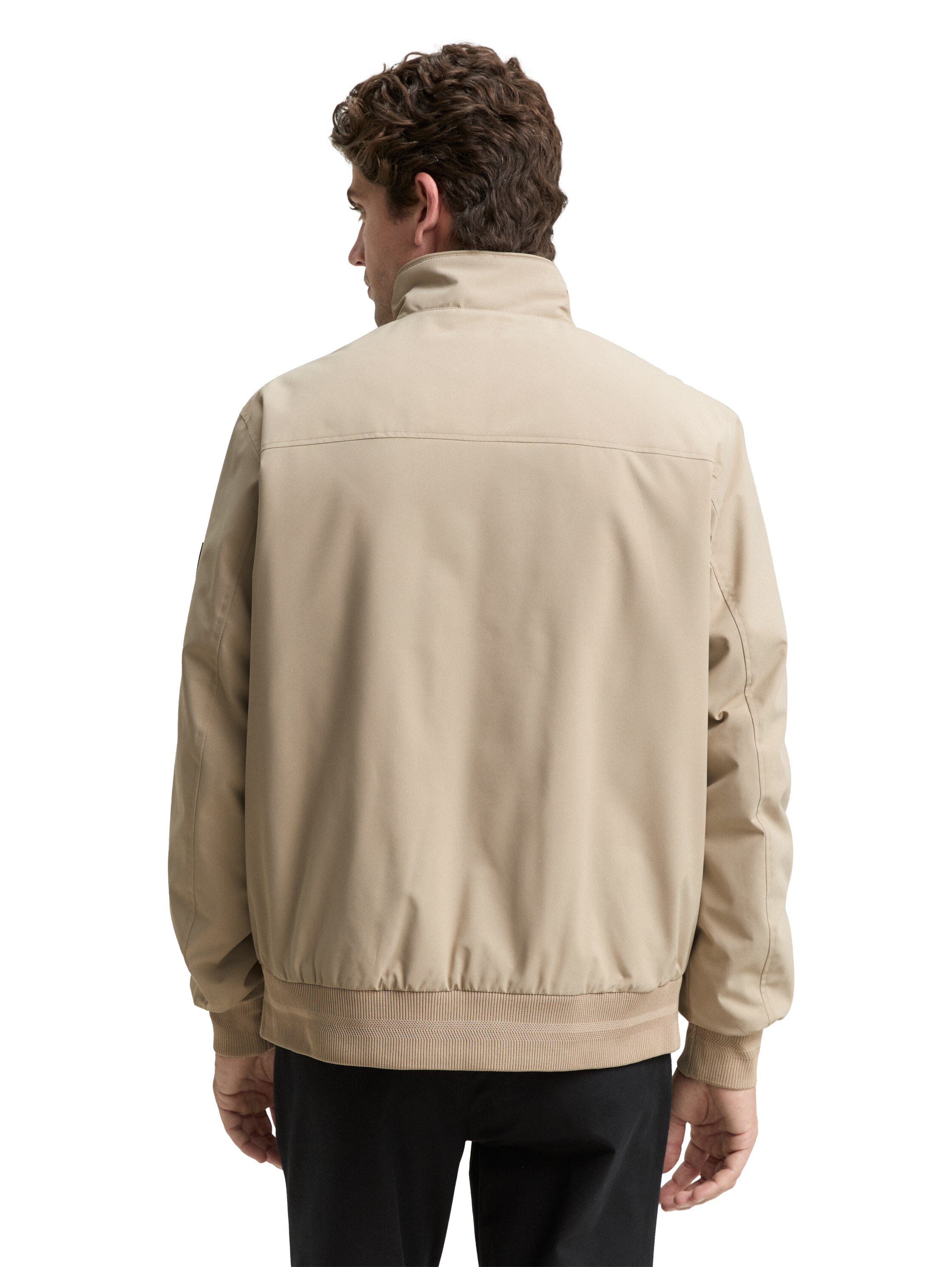 Tom Tailor Beige Jacket With Zipper To Close
