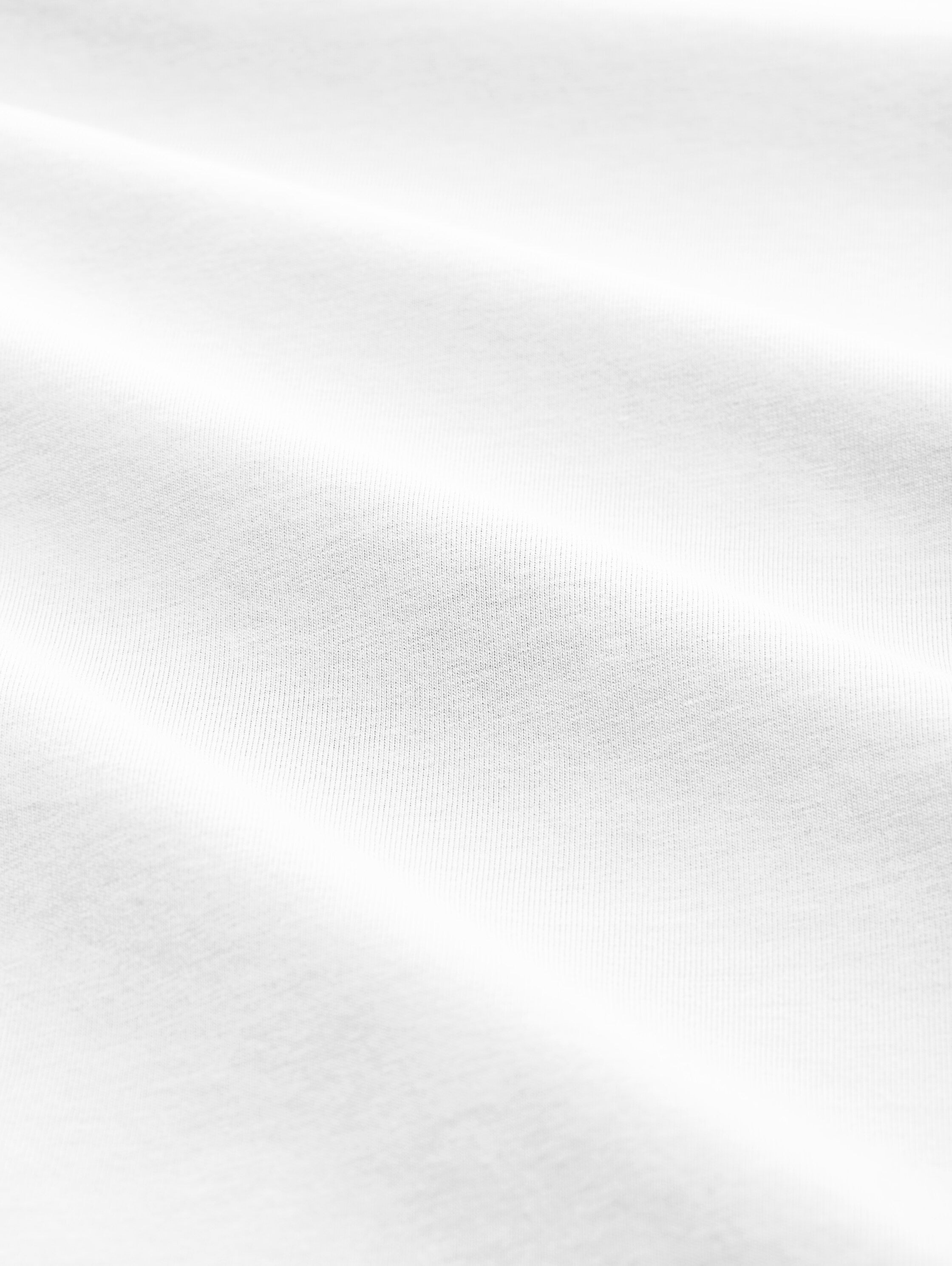 Tom Tailor Slim Fit White T-shirt with Stretch