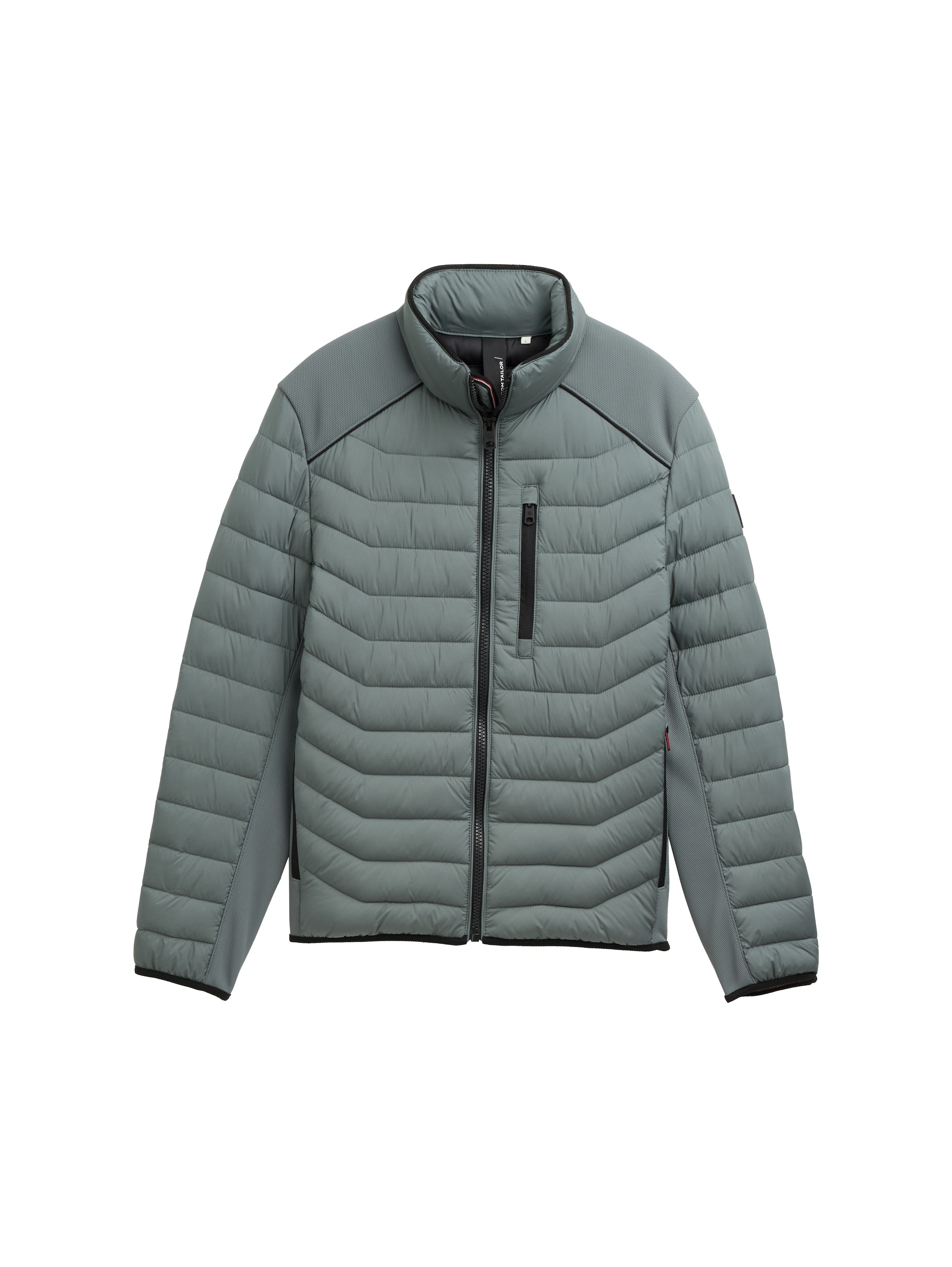 Tom Tailor Green Jacket with Zipper To Close