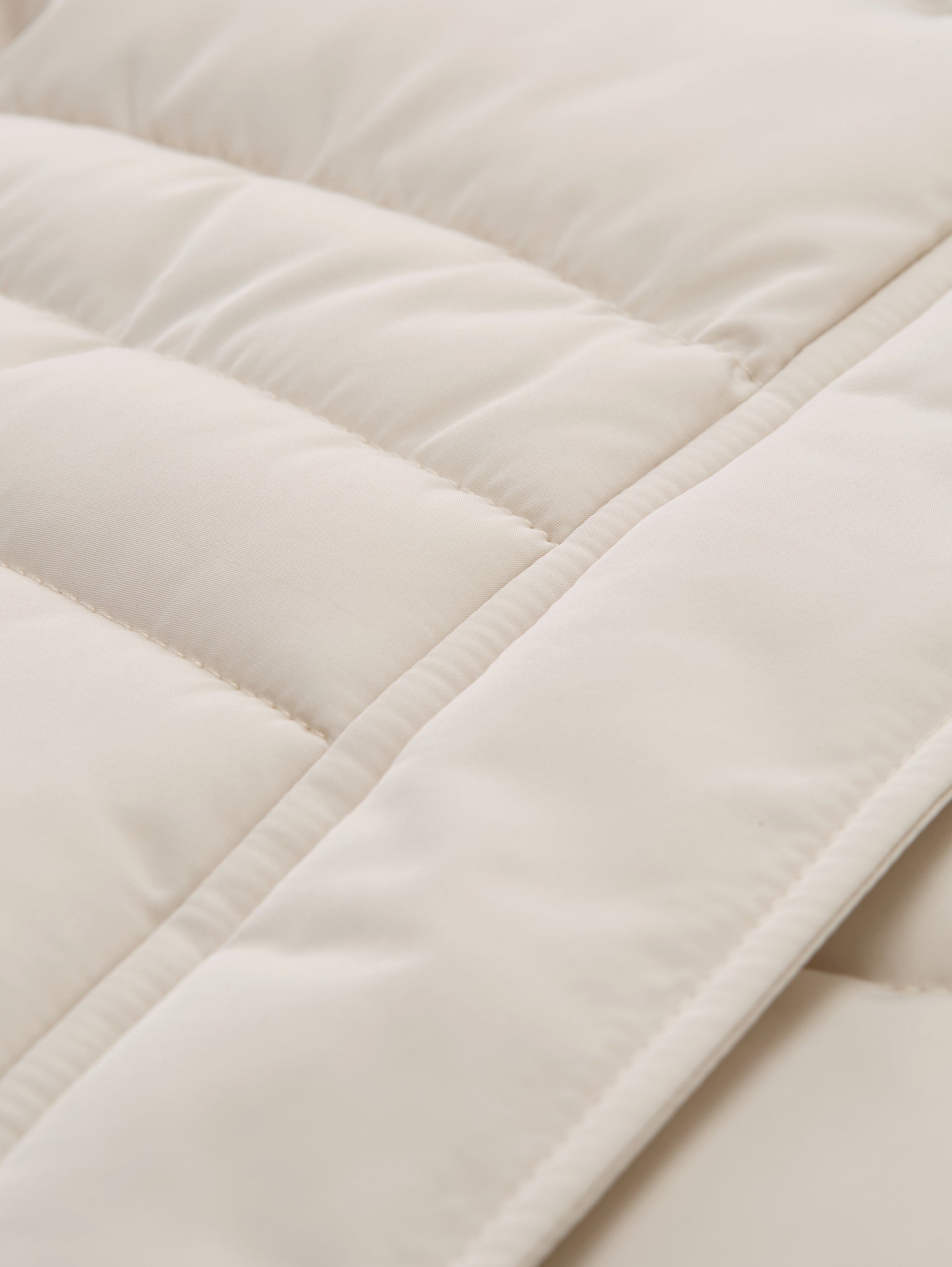 Tom Tailor Puffer Cold Beige Jacket With Detachable Hood