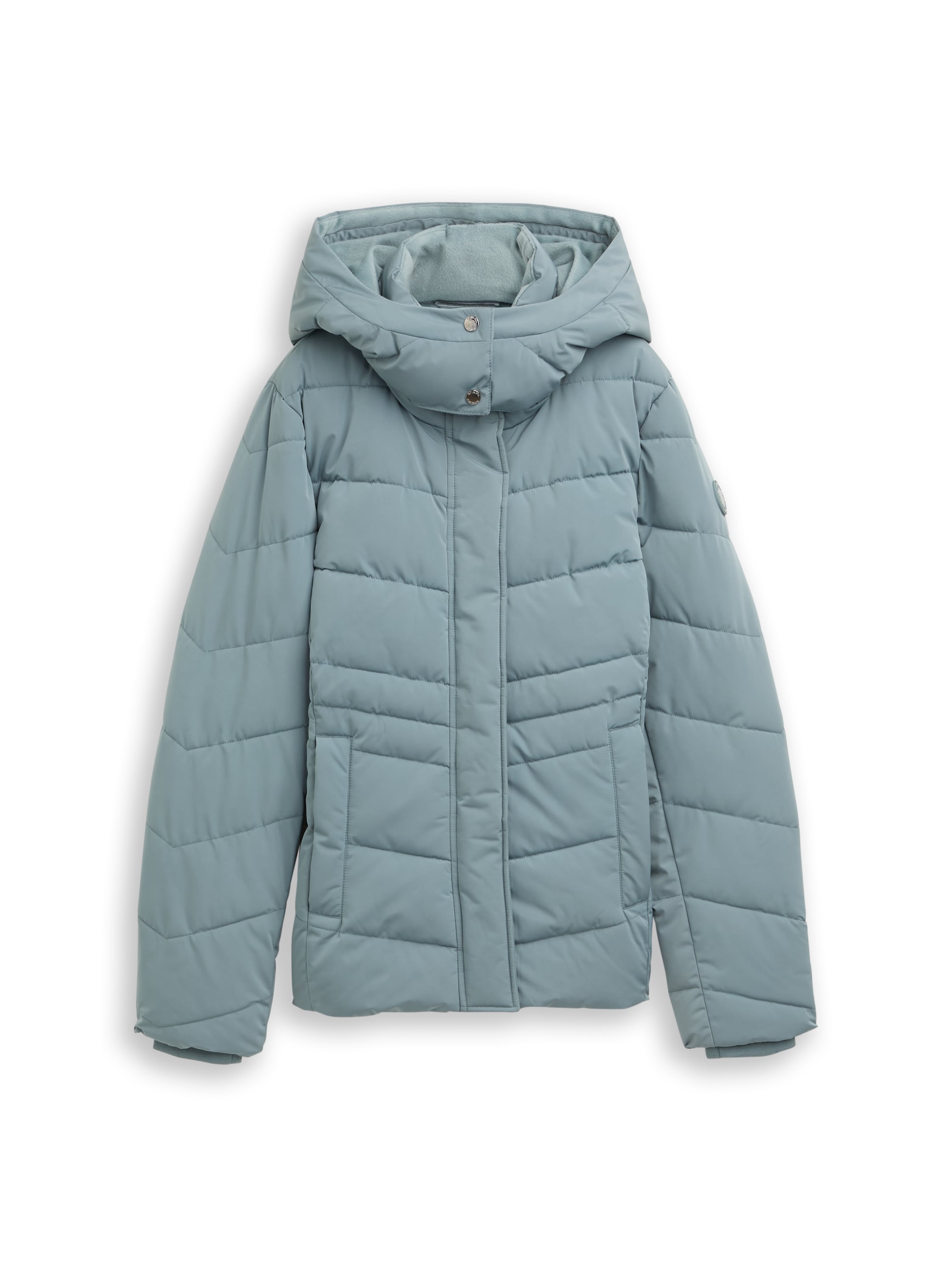 Tom Tailor Puffer Mint Jacket With Detachable Hood