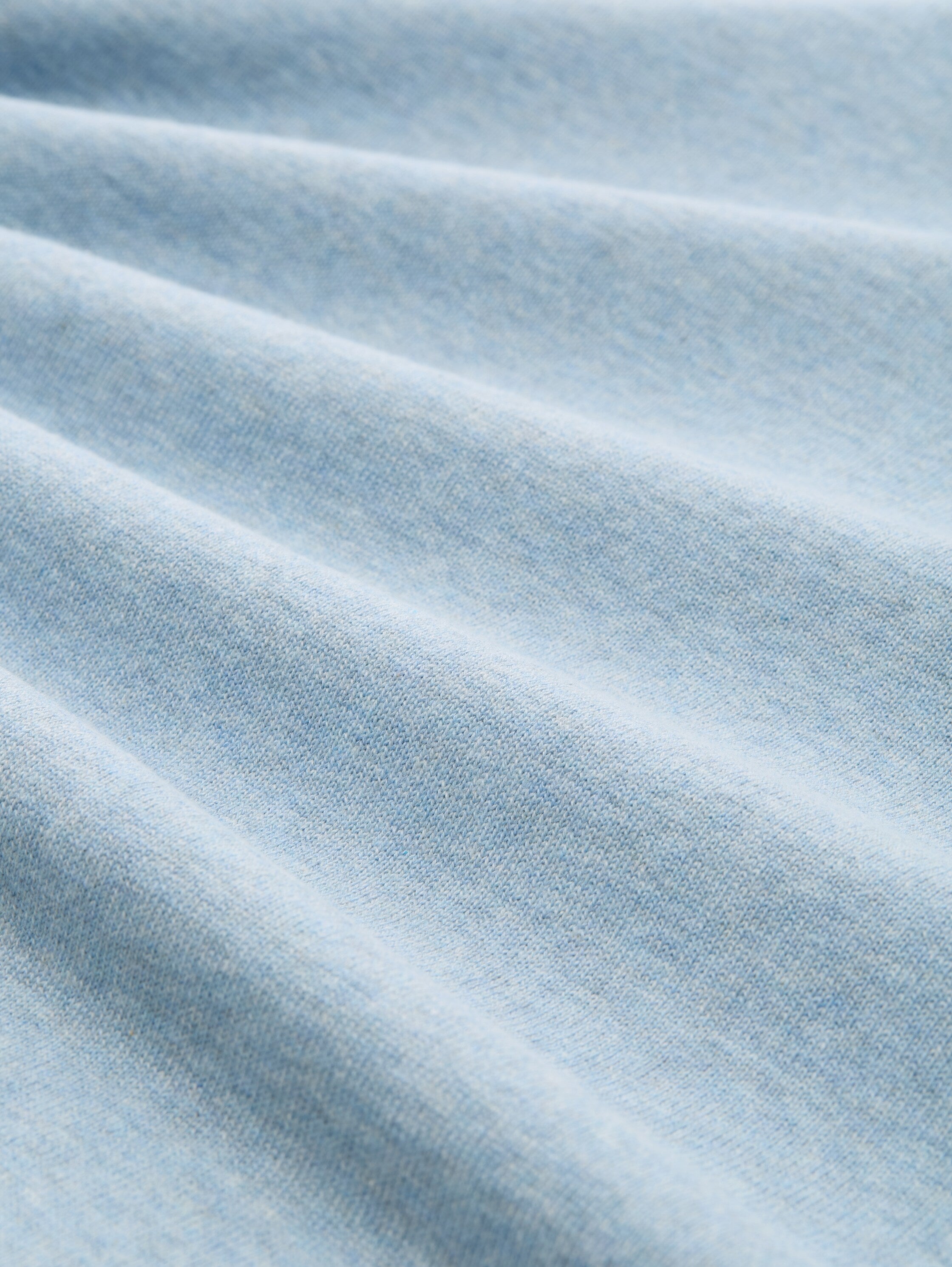 Tom Tailor Turtleneck Blue Cotton Pullover