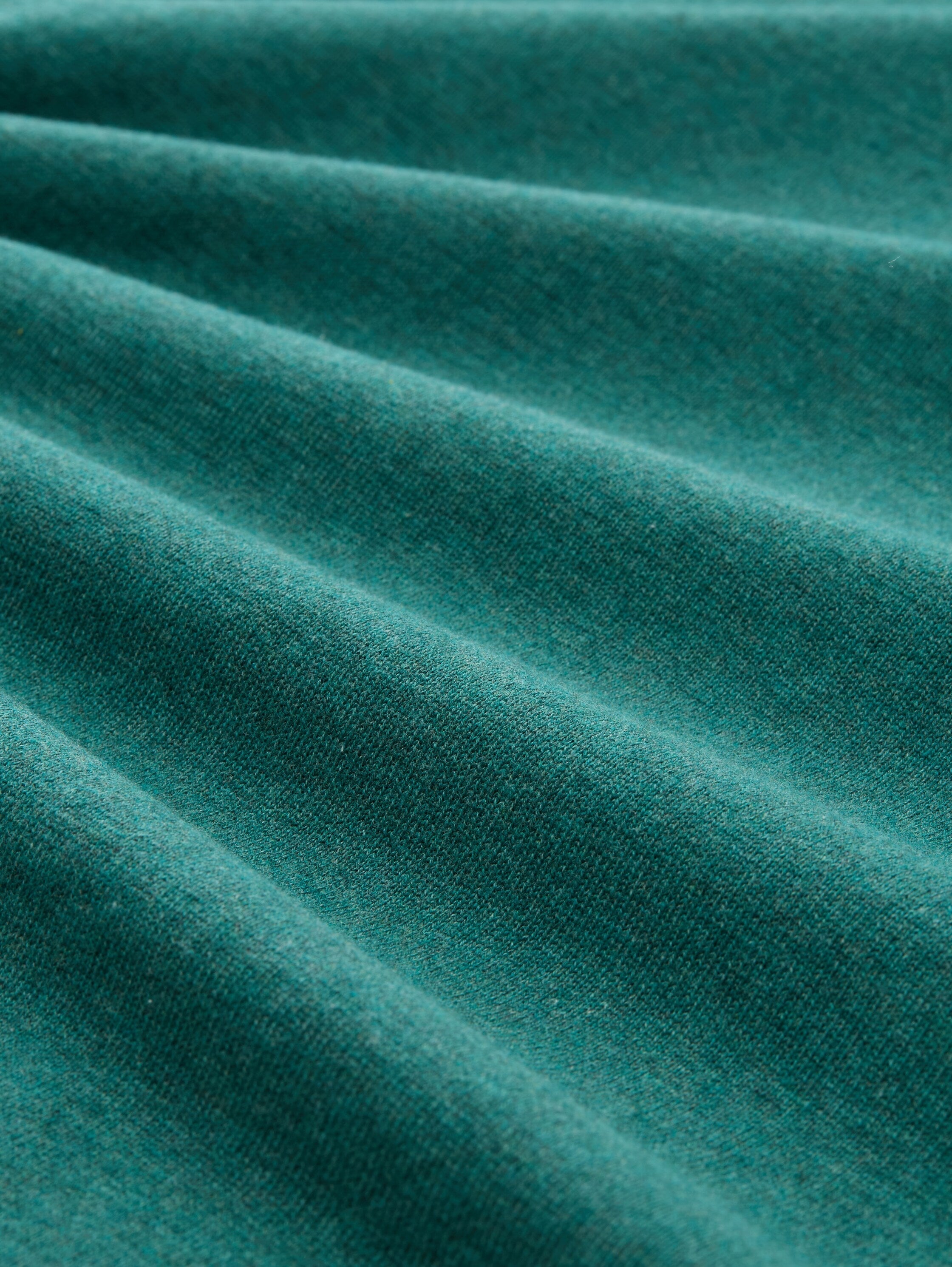 Tom Tailor Basic Knitted Green Pullover Made of Cotton