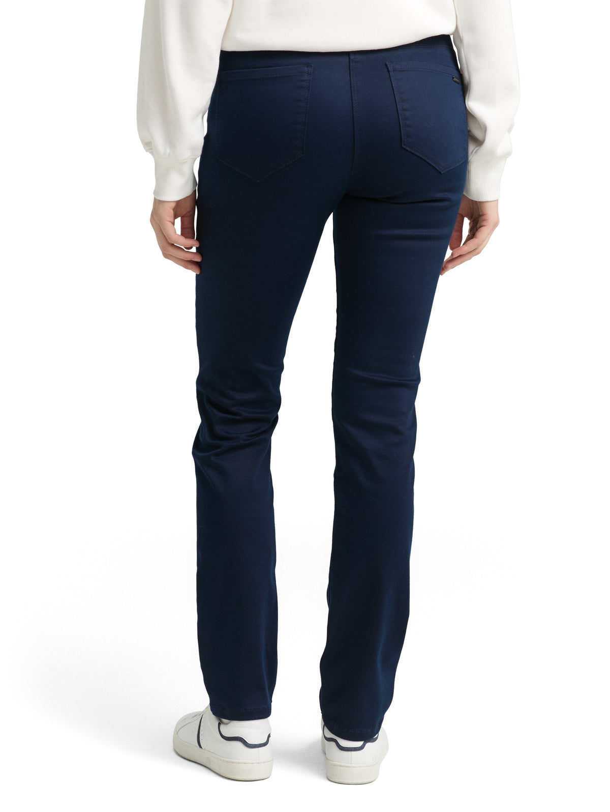 Tom Tailor Sky Captain Blue Slim Fit Trousers in a Four-Pocket Style