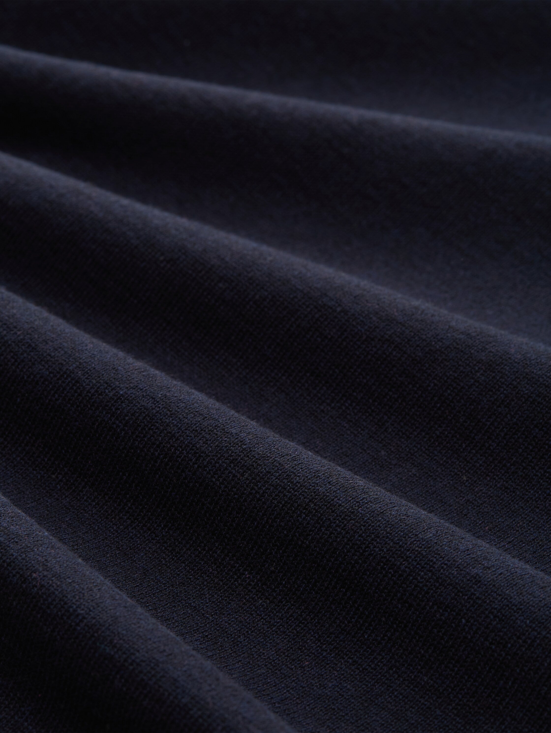 Tom Tailor Turtleneck Navy Cotton Pullover