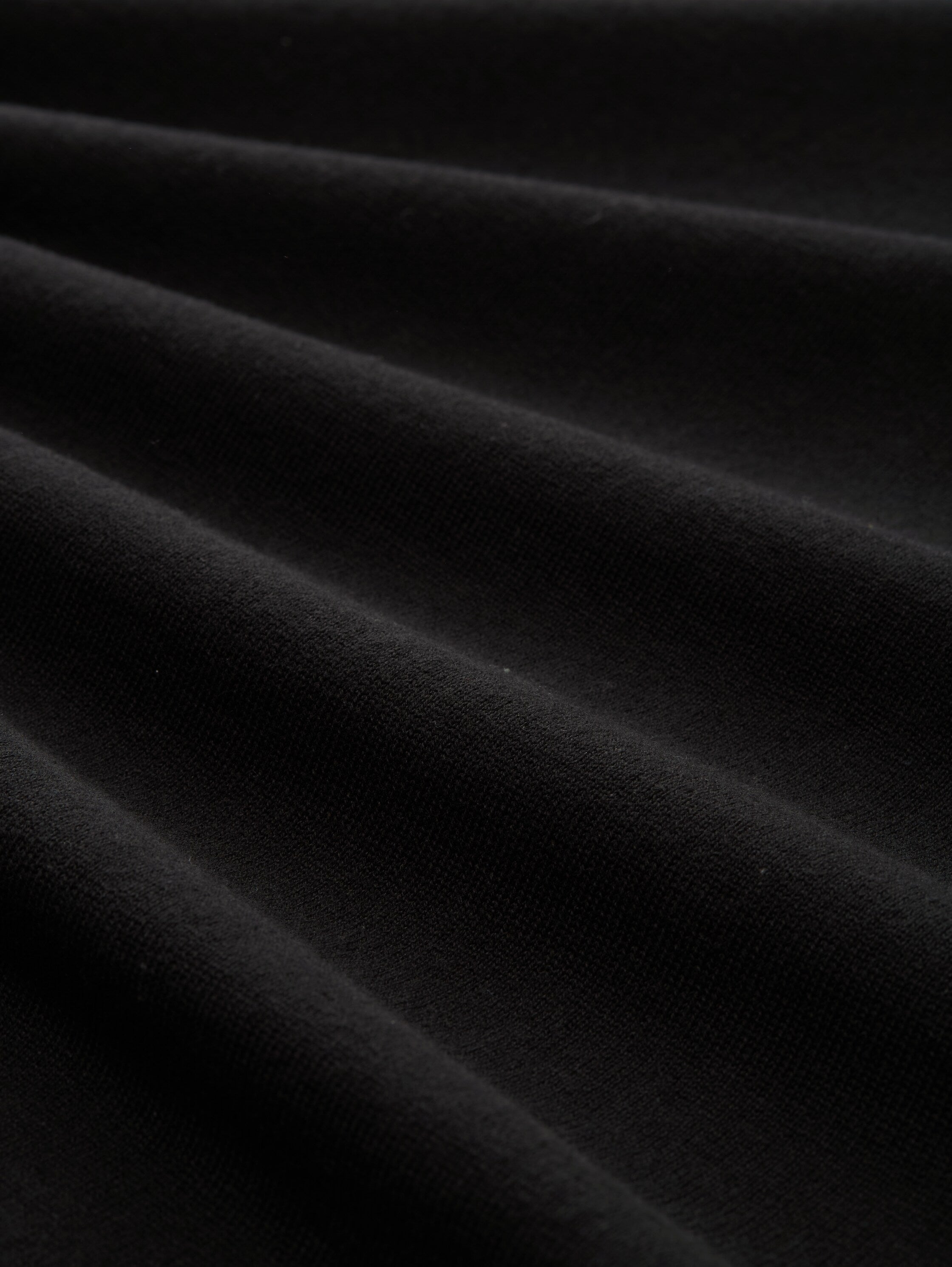 Tom Tailor Turtleneck Black Cotton Pullover