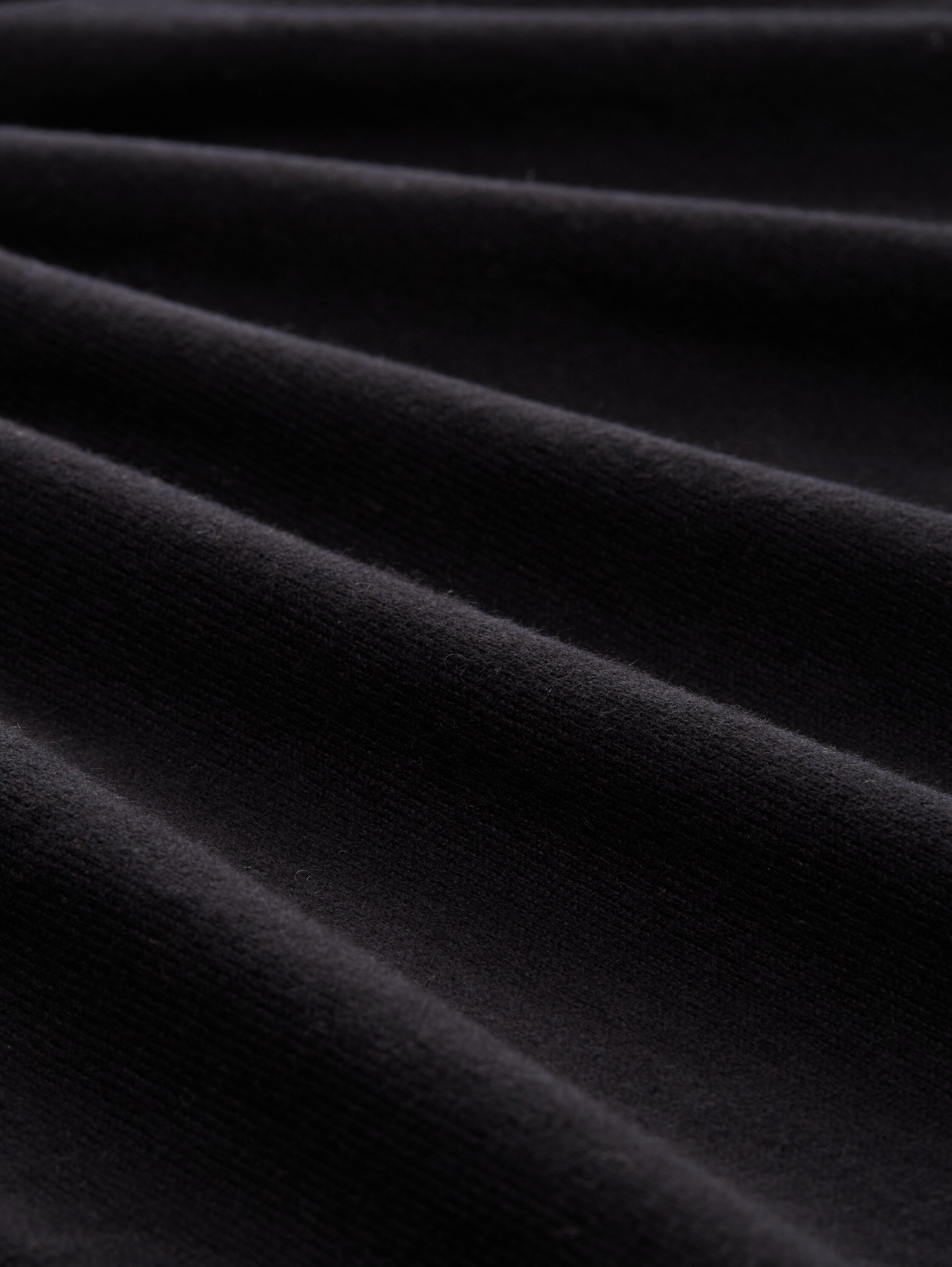 Tom Tailor Knitted Black Cardigan With Cashmer Blend