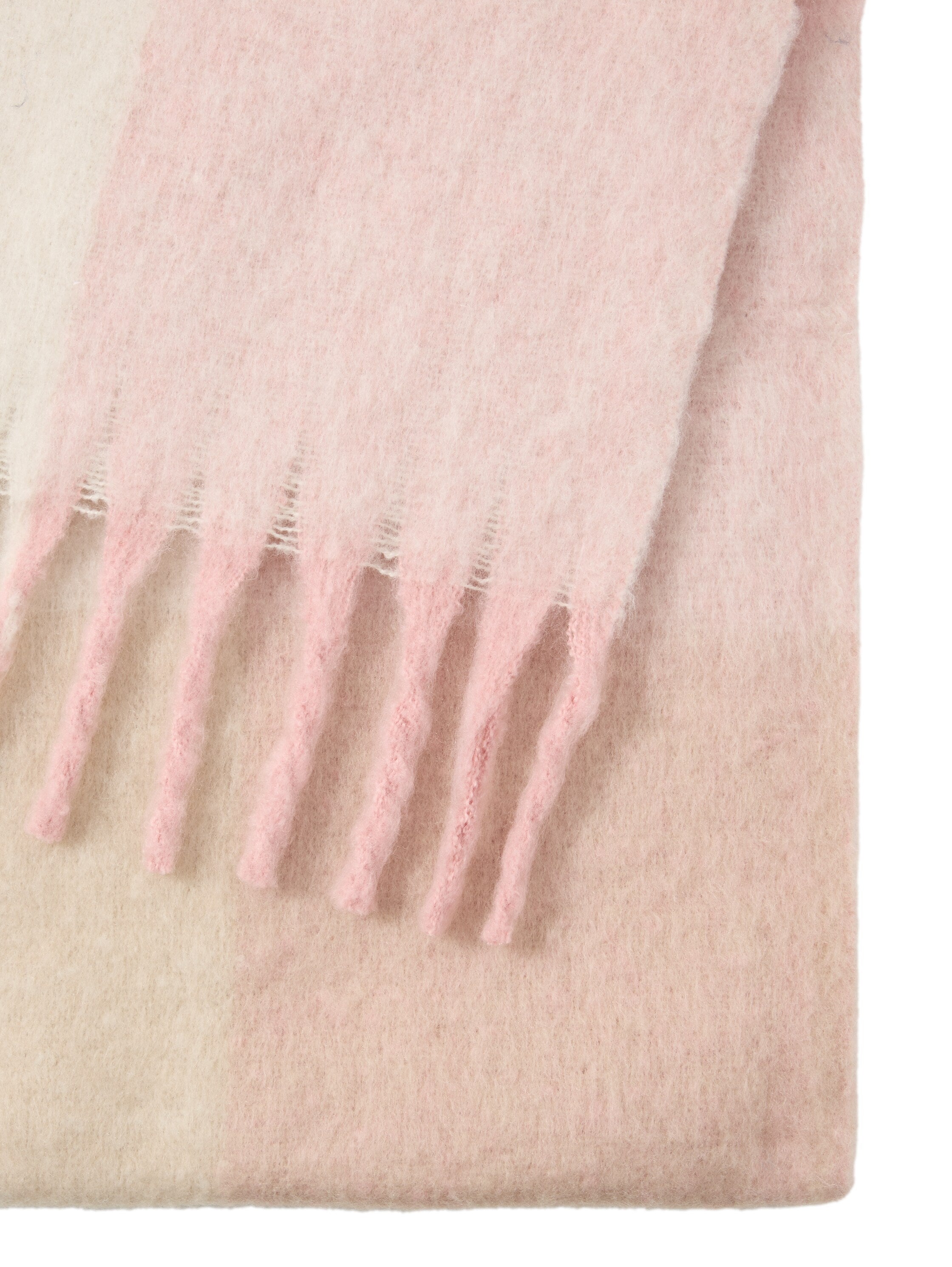 Tom Tailor Light Pink Warm Scarf With Logo