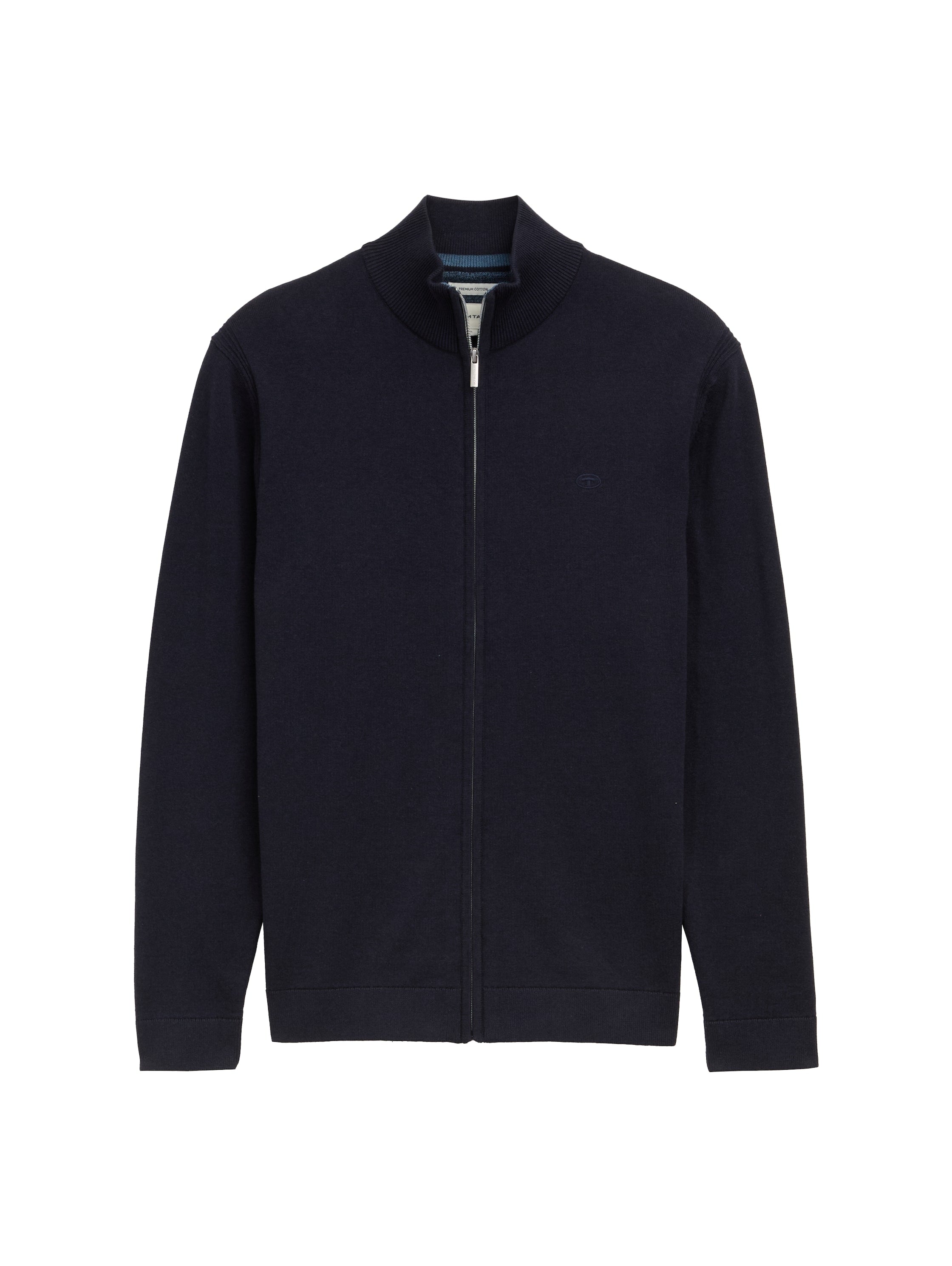 Tom Tailor Navy Melange Cotton Pullover