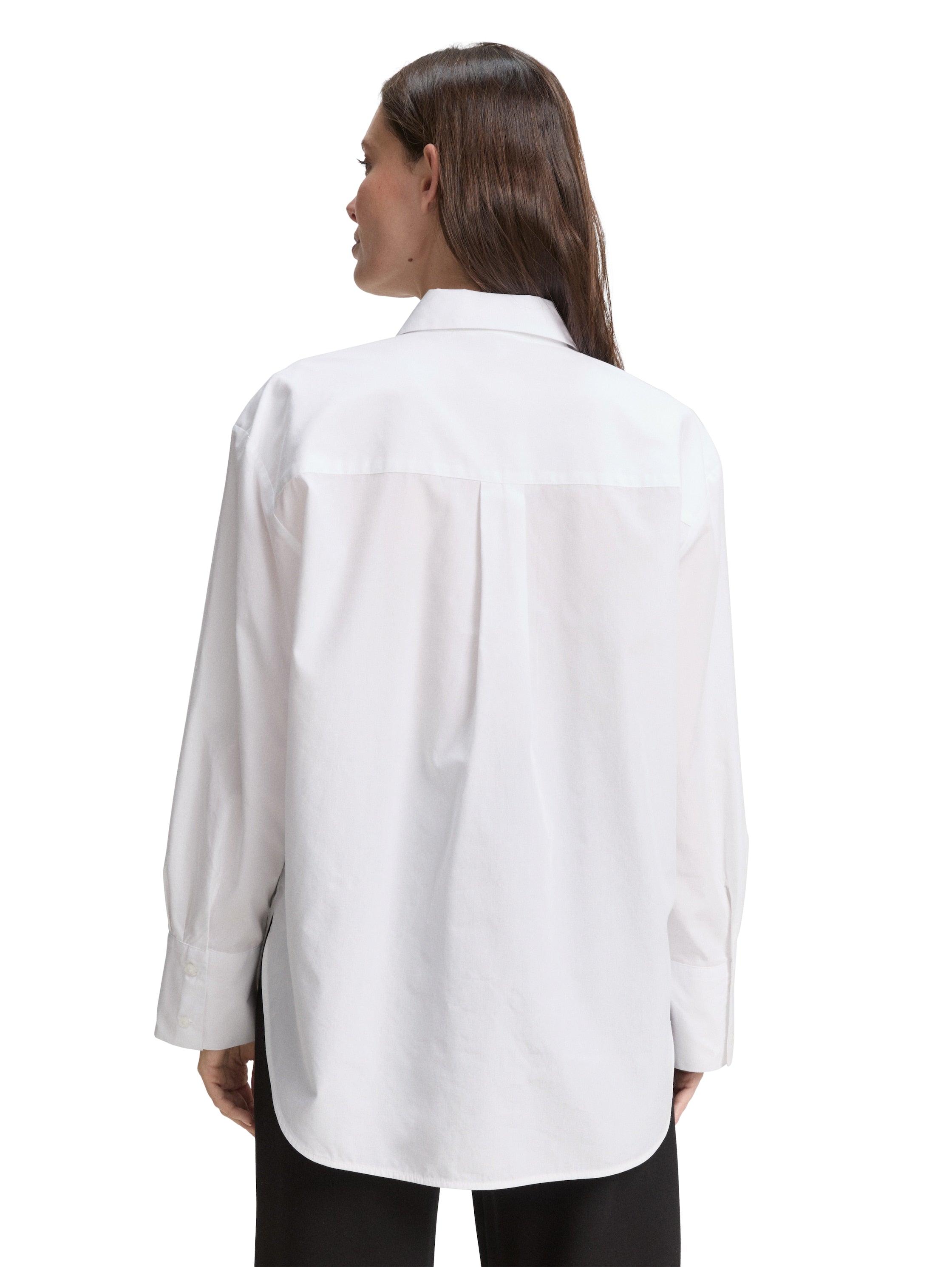 Tom Tailor Loose Fit Poplin White Shirt