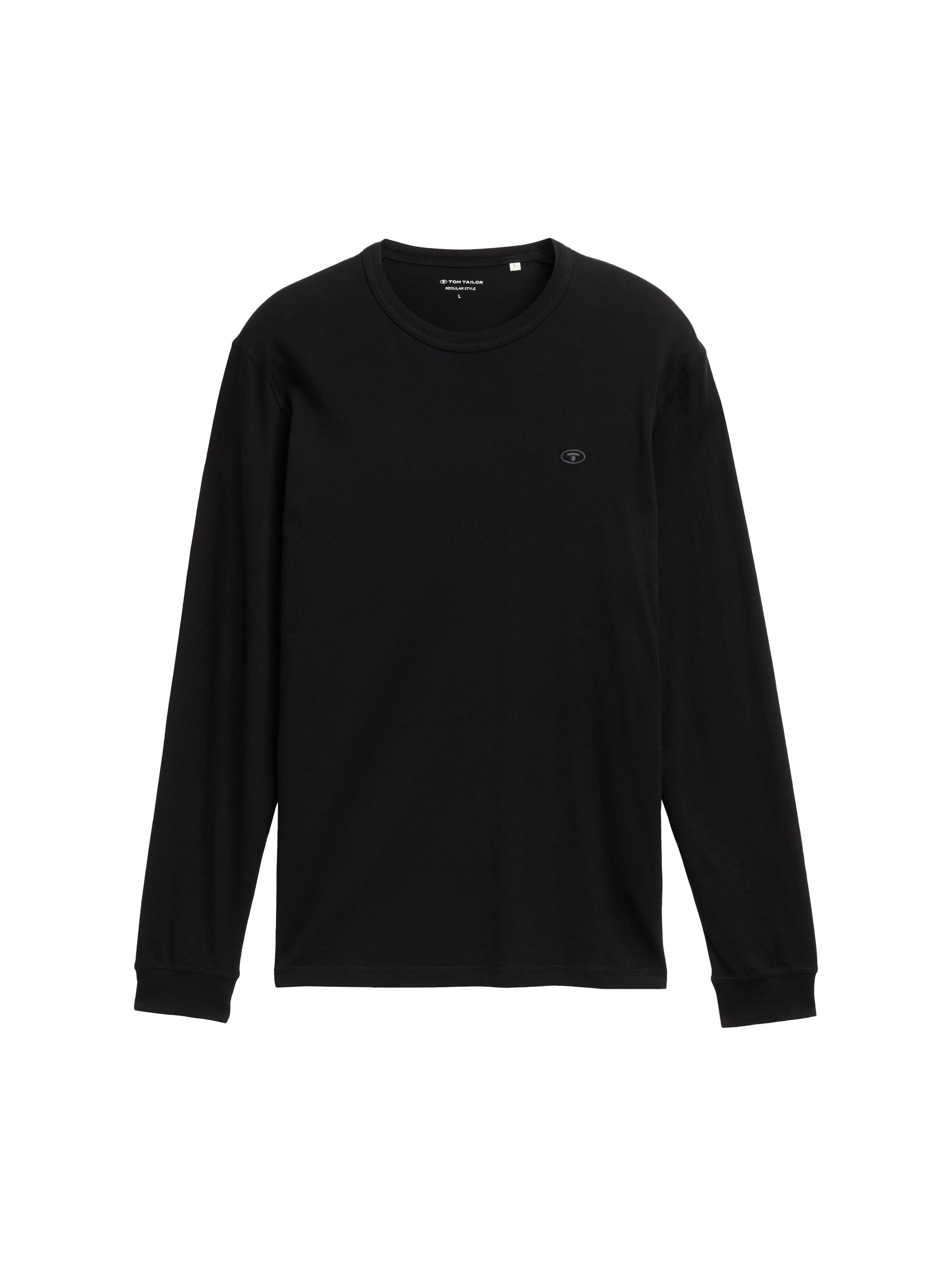 Tom Tailor Basic Long Sleeved Black Sweater