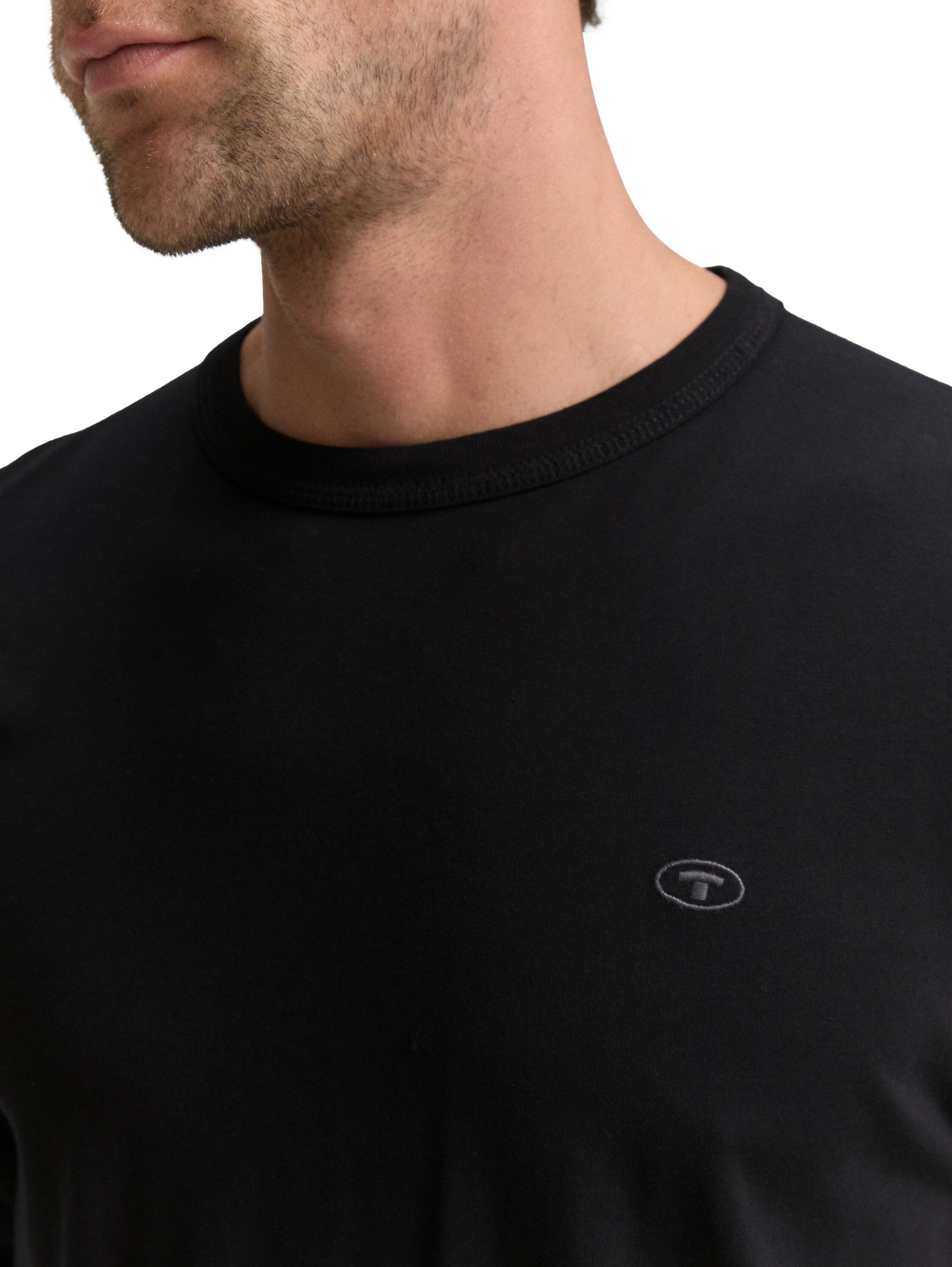 Tom Tailor Basic Long Sleeved Black Sweater