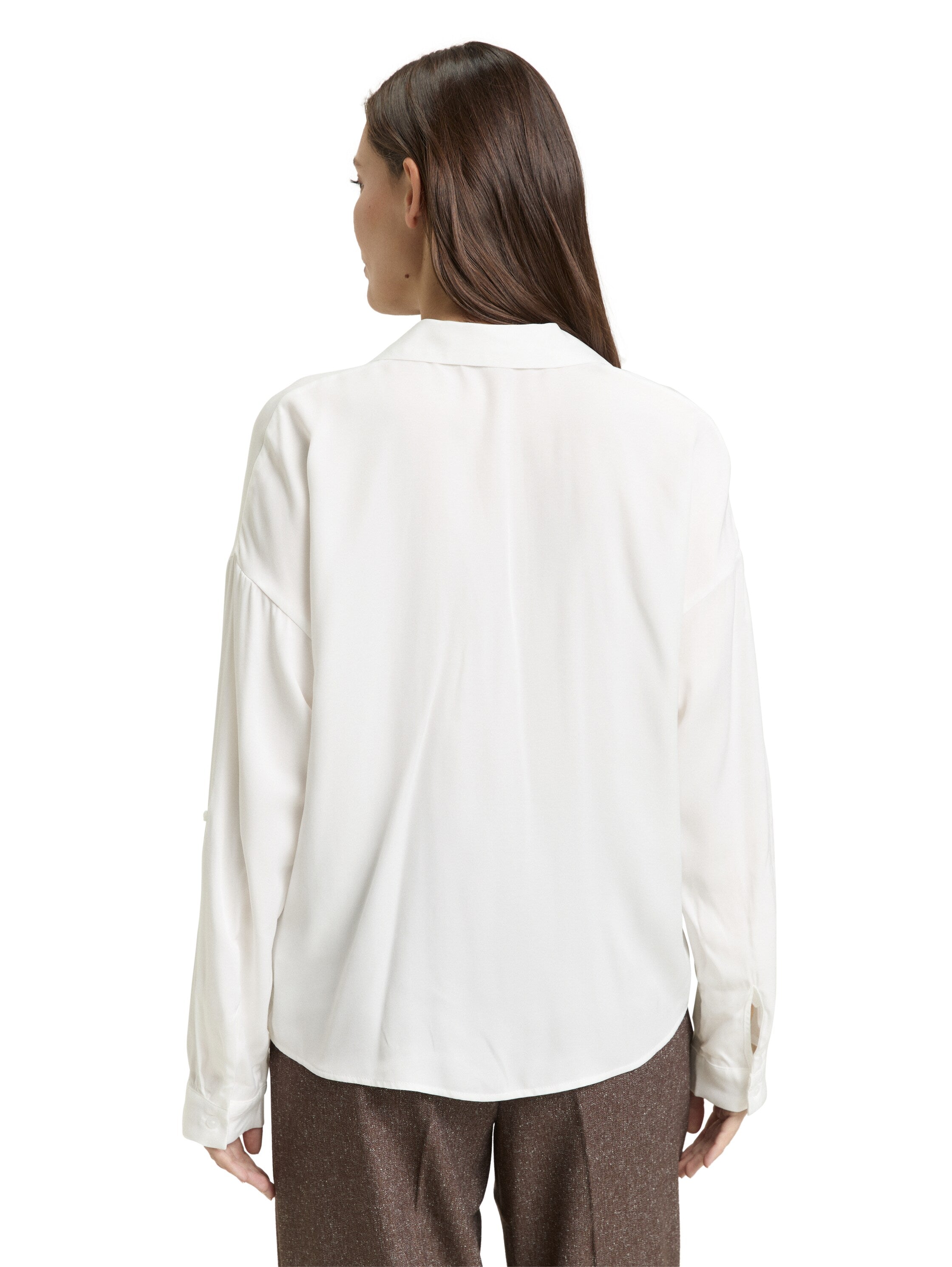 Tom Tailor White Oversized Shirt