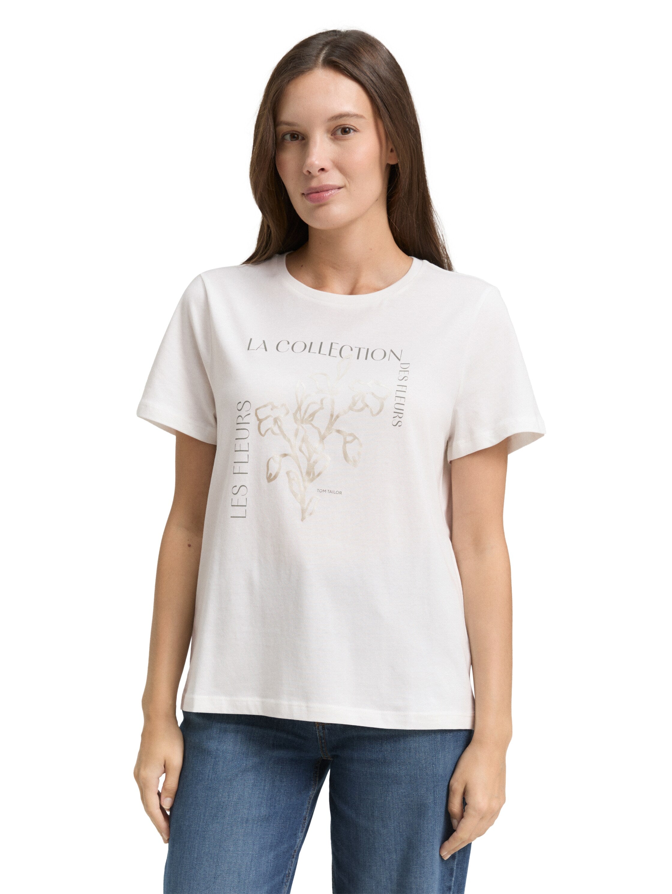 Tom Tailor Regular Fit White T-shirt