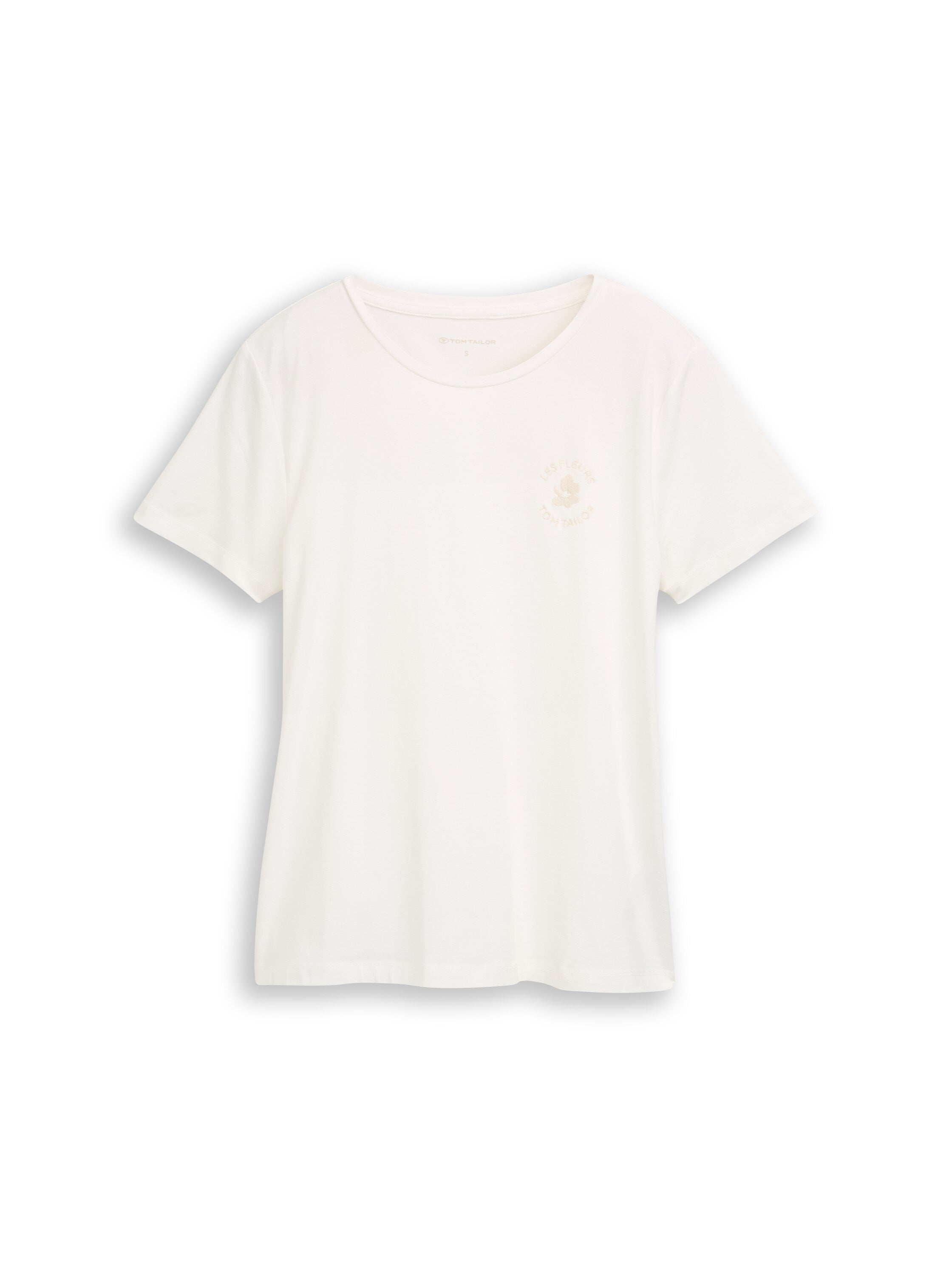 Tom Tailor White Printed T-Shirt