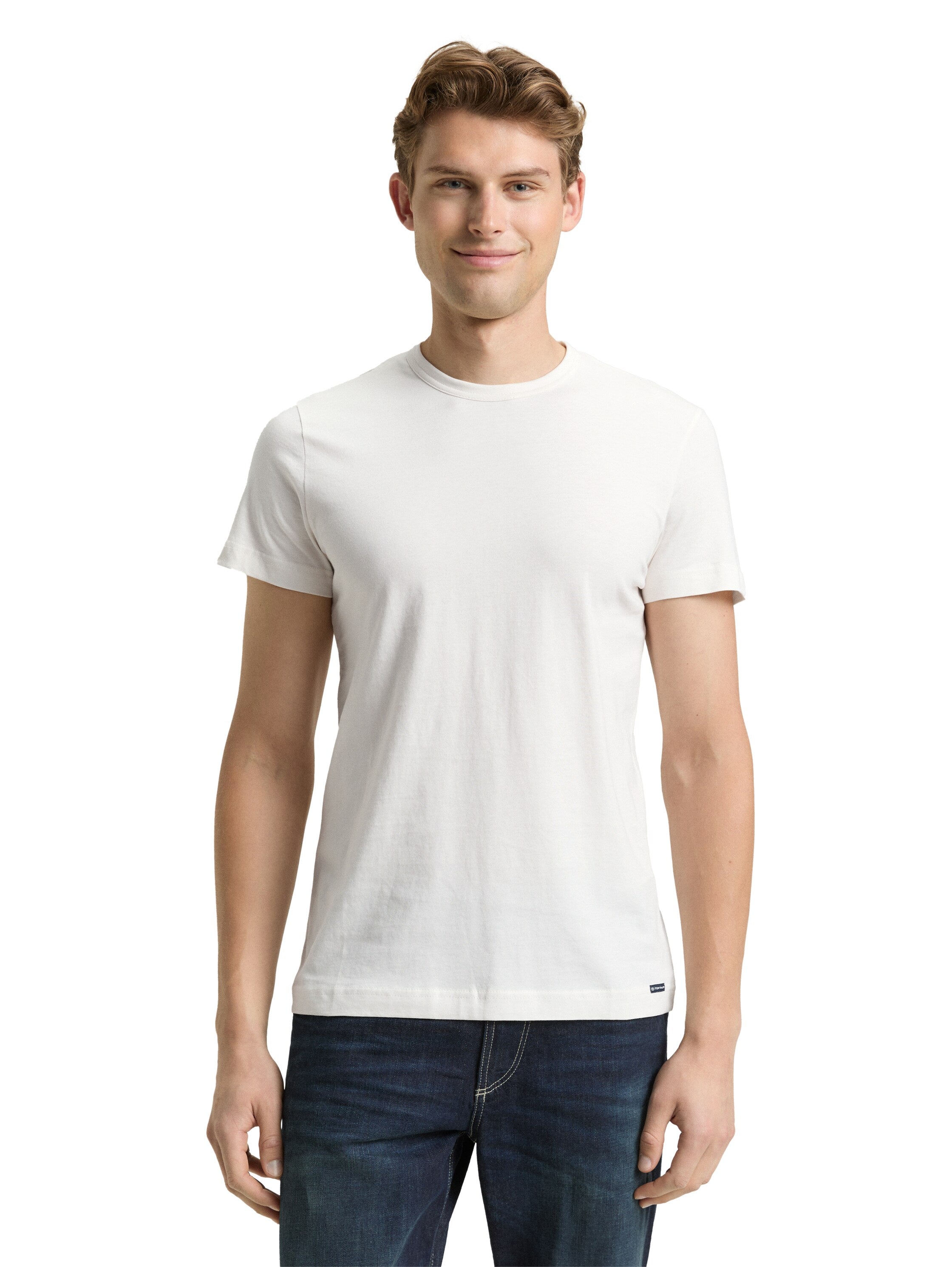 Tom Tailor Short Sleeved White T-Shirt