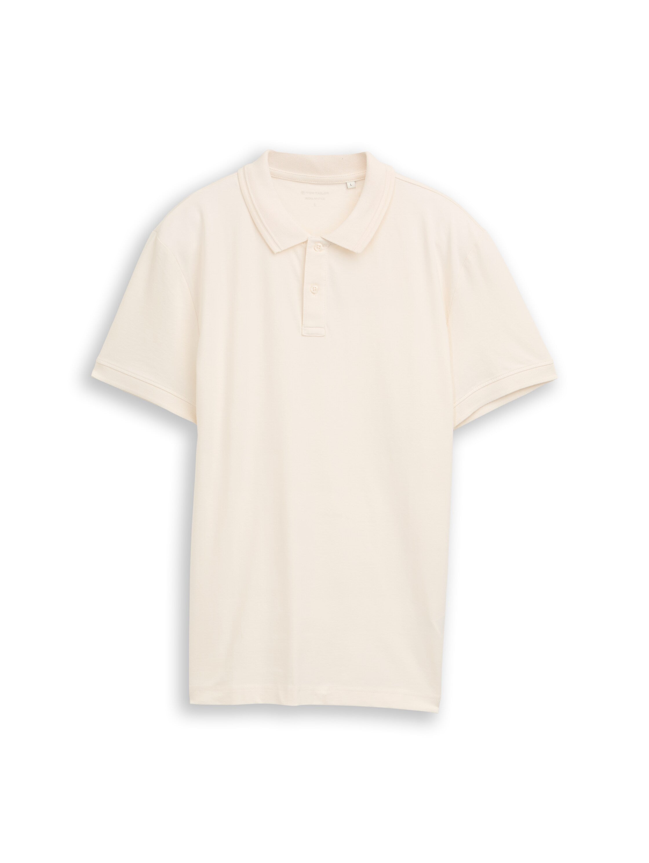 Tom Tailor Beige Short Sleeved Polo