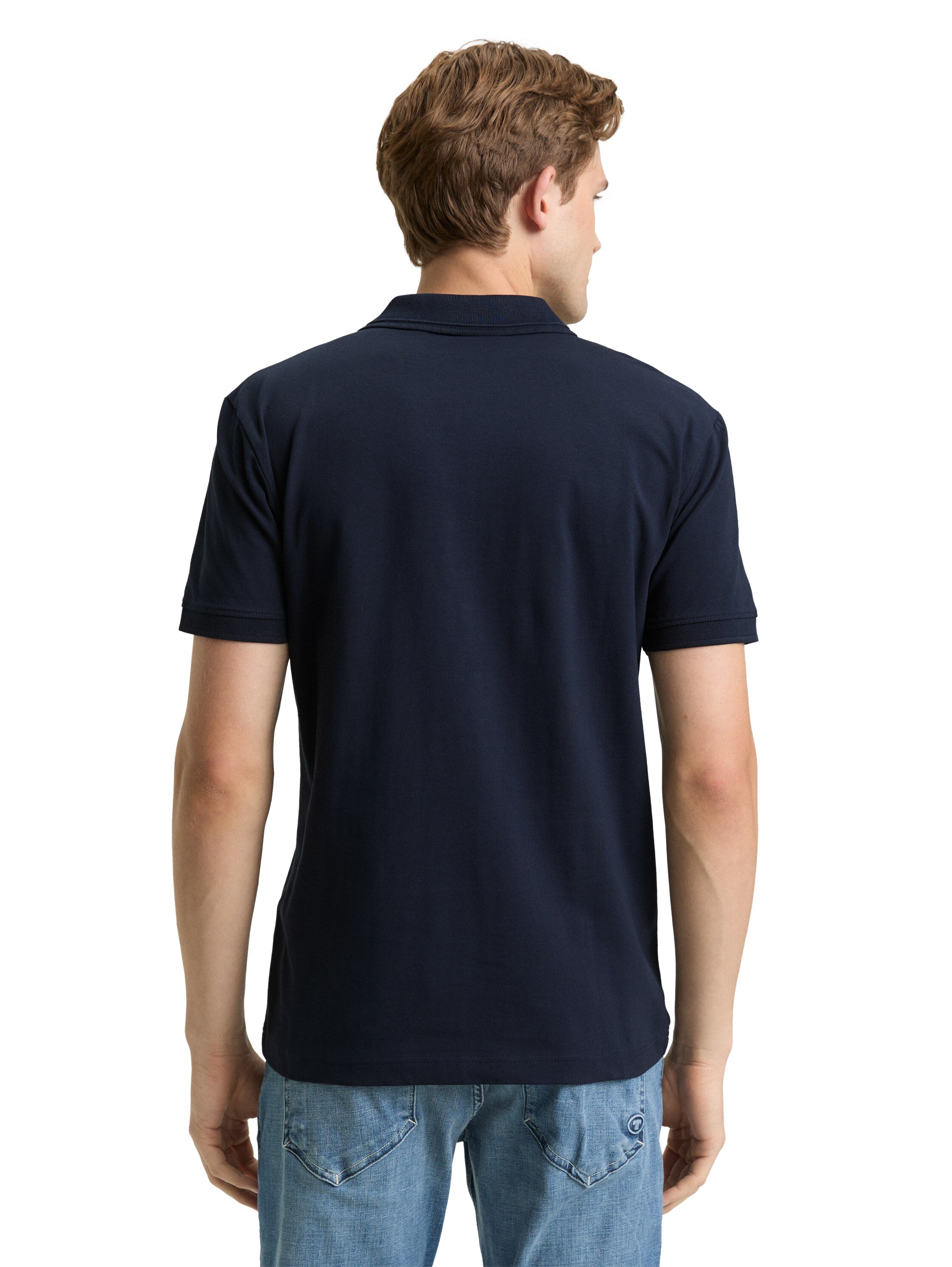 Tom Tailor Navy Short Sleeved Polo