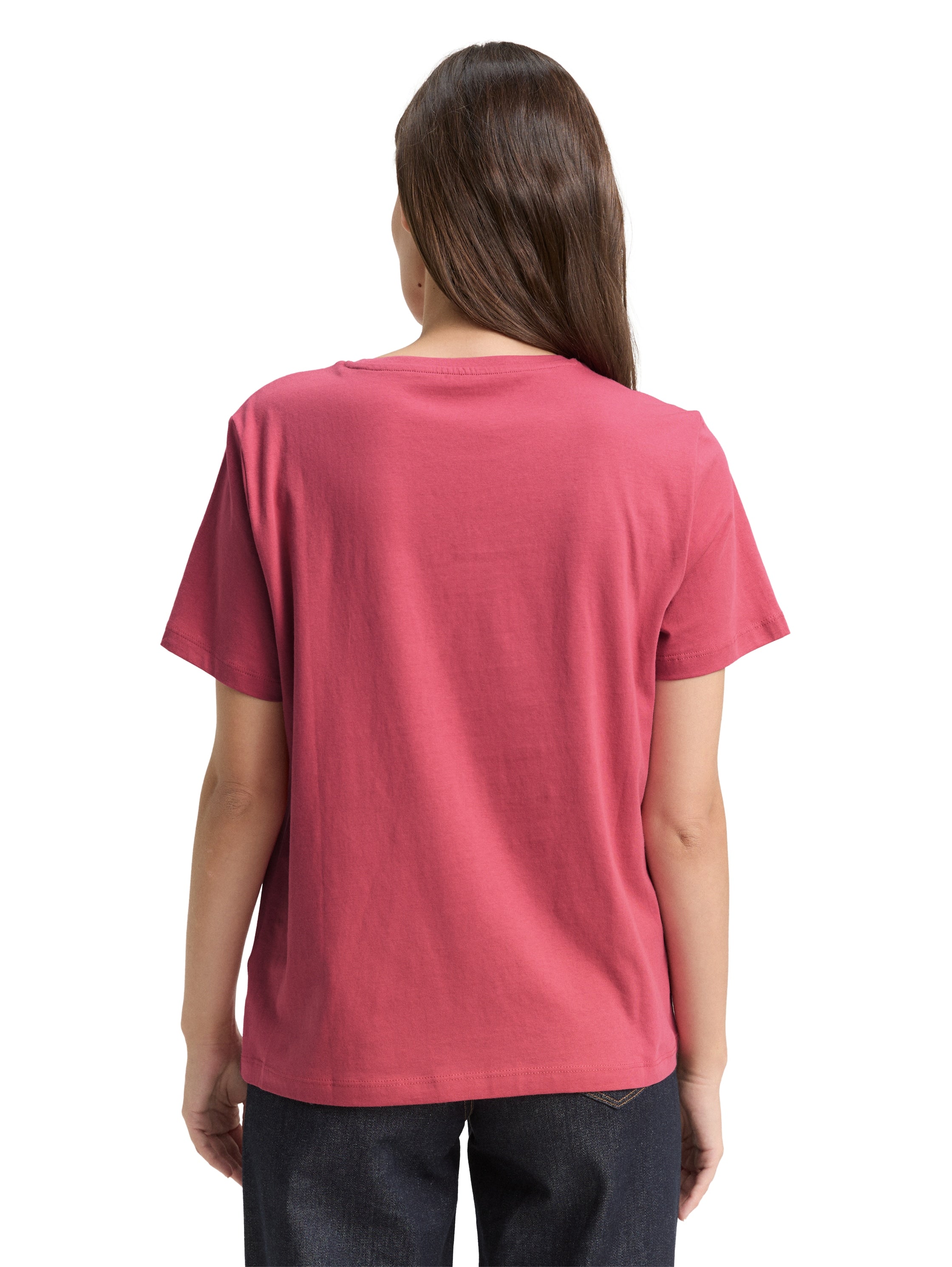 Tom Tailor Regular Fit Pink T-shirt