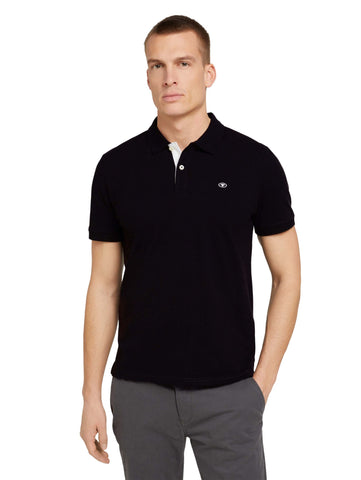 Tom Tailor Cotton Black Simple Polo