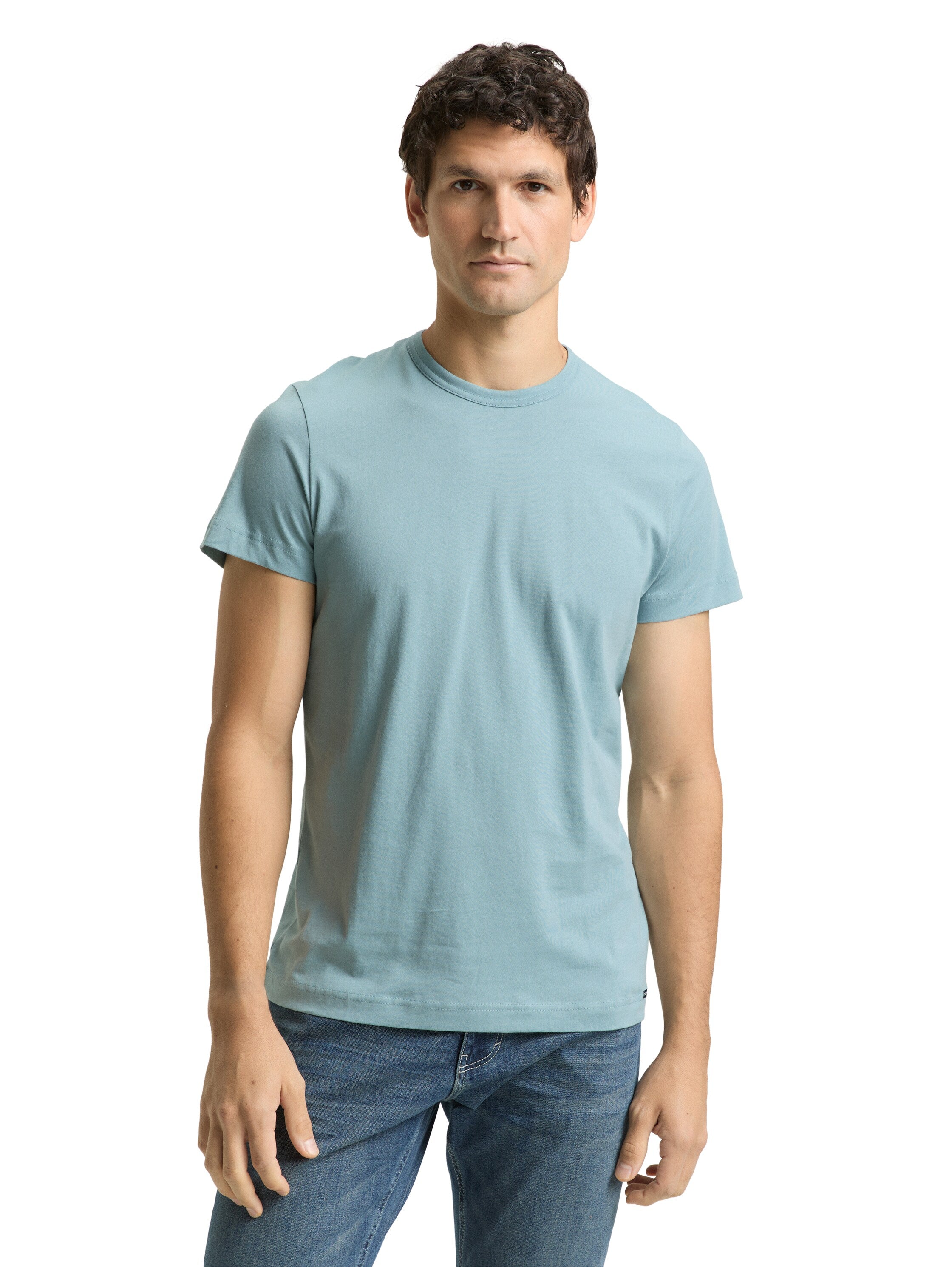 Tom Tailor Short Sleeved Blue T-Shirt