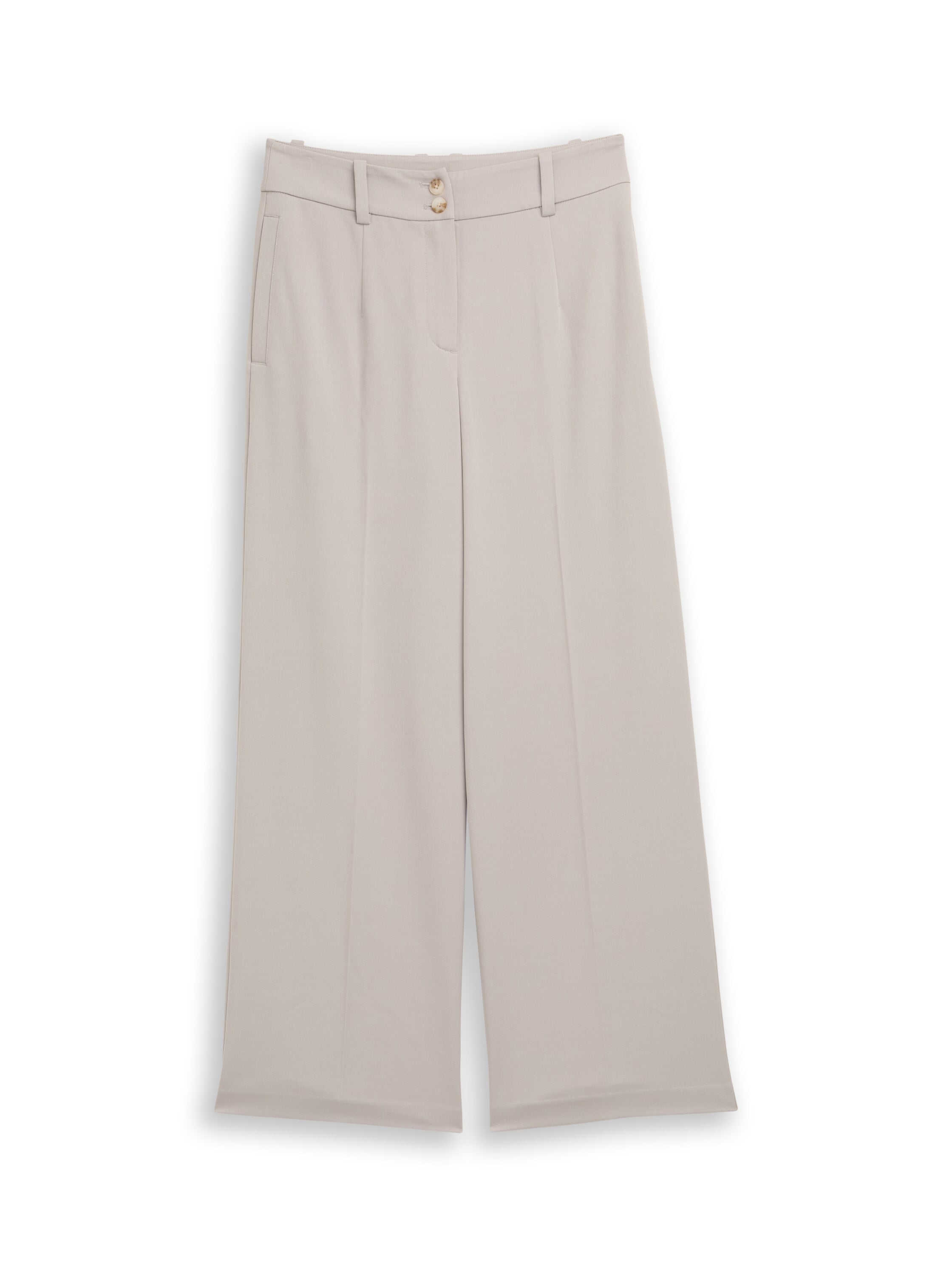 Tom Tailor Grey High-Waisted Trousers
