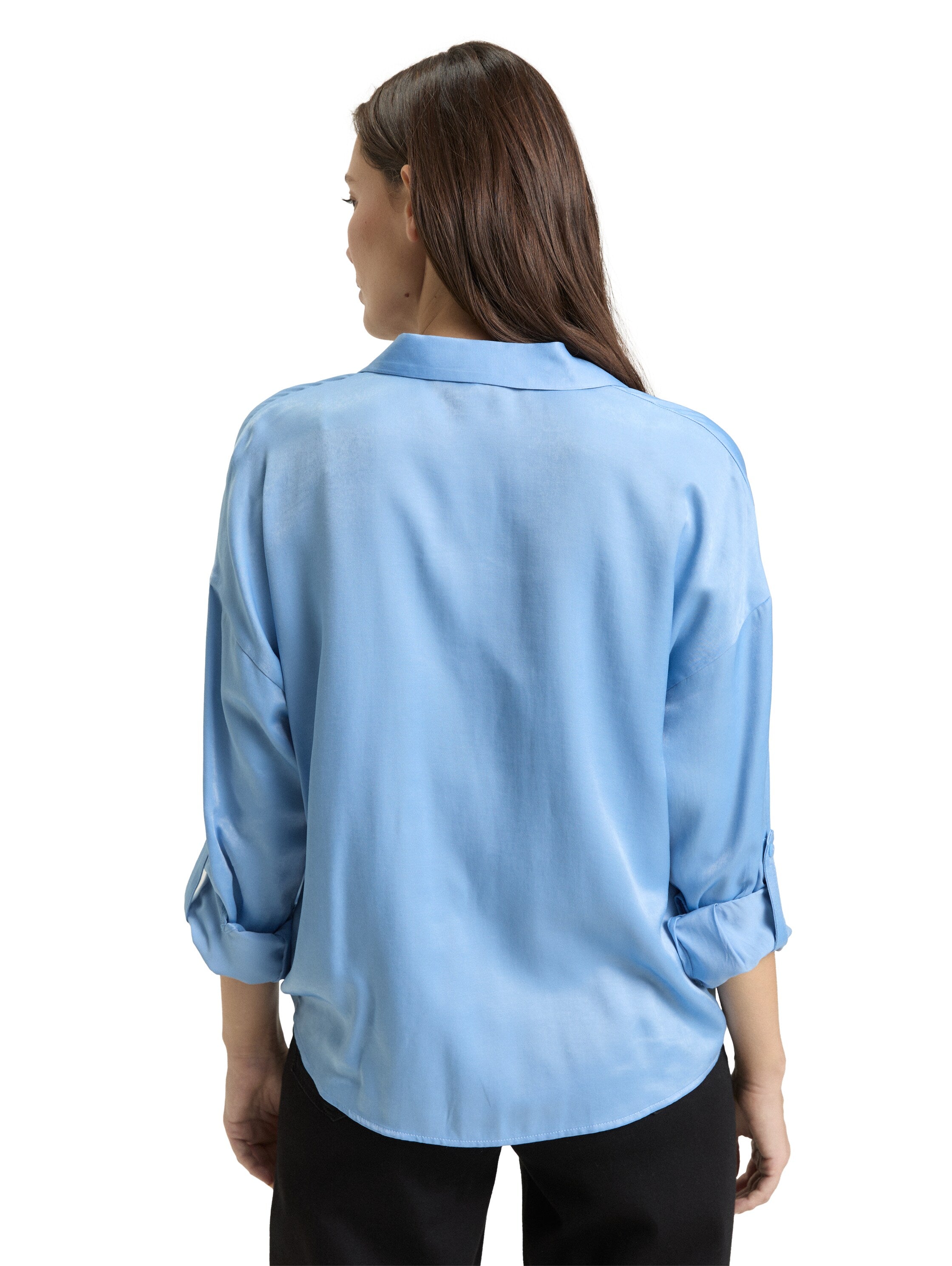 Tom Tailor Blue Oversized Shirt