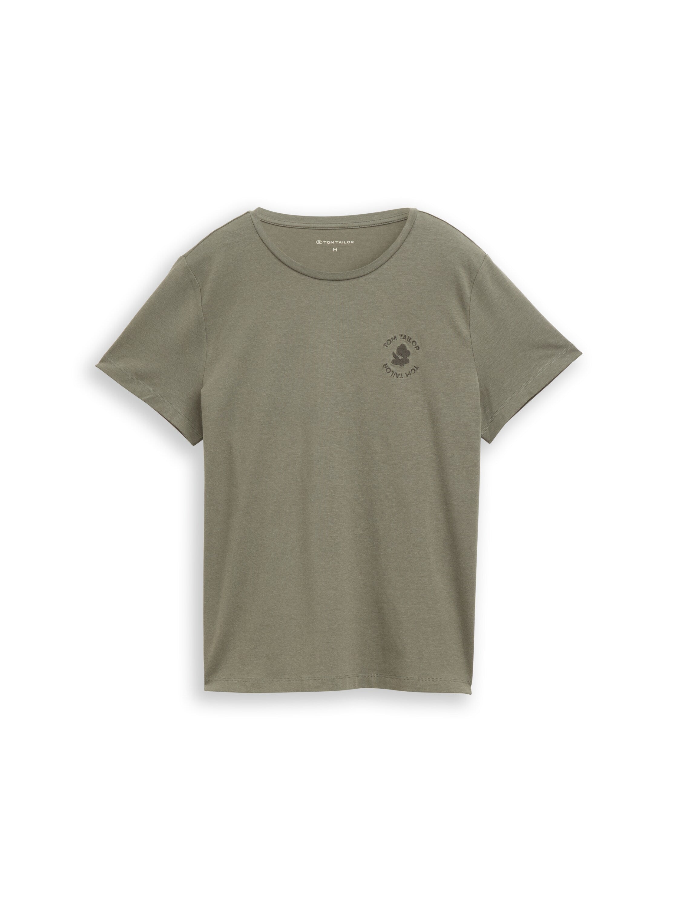Tom Tailor Cloudy Green Printed T-Shirt