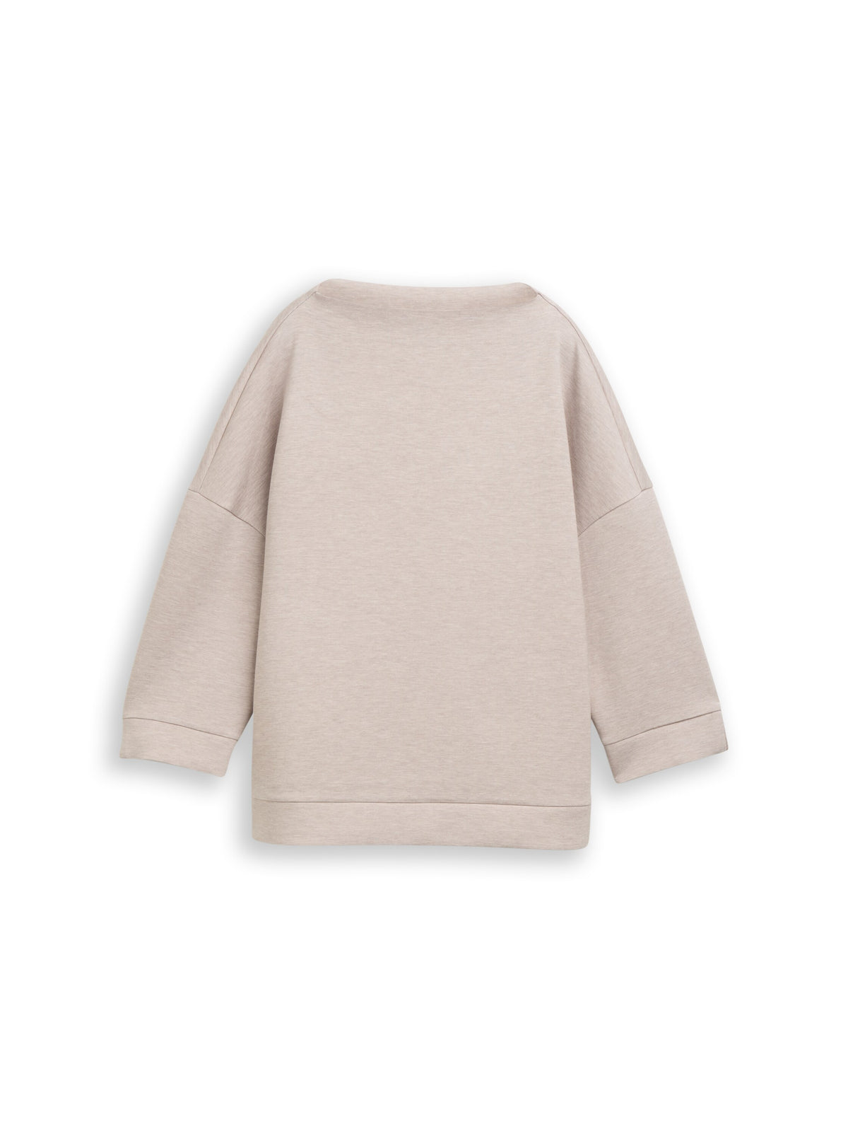 Tom Tailor Regular Fit  Dark Clouds Grey Melange High Neck Sweater