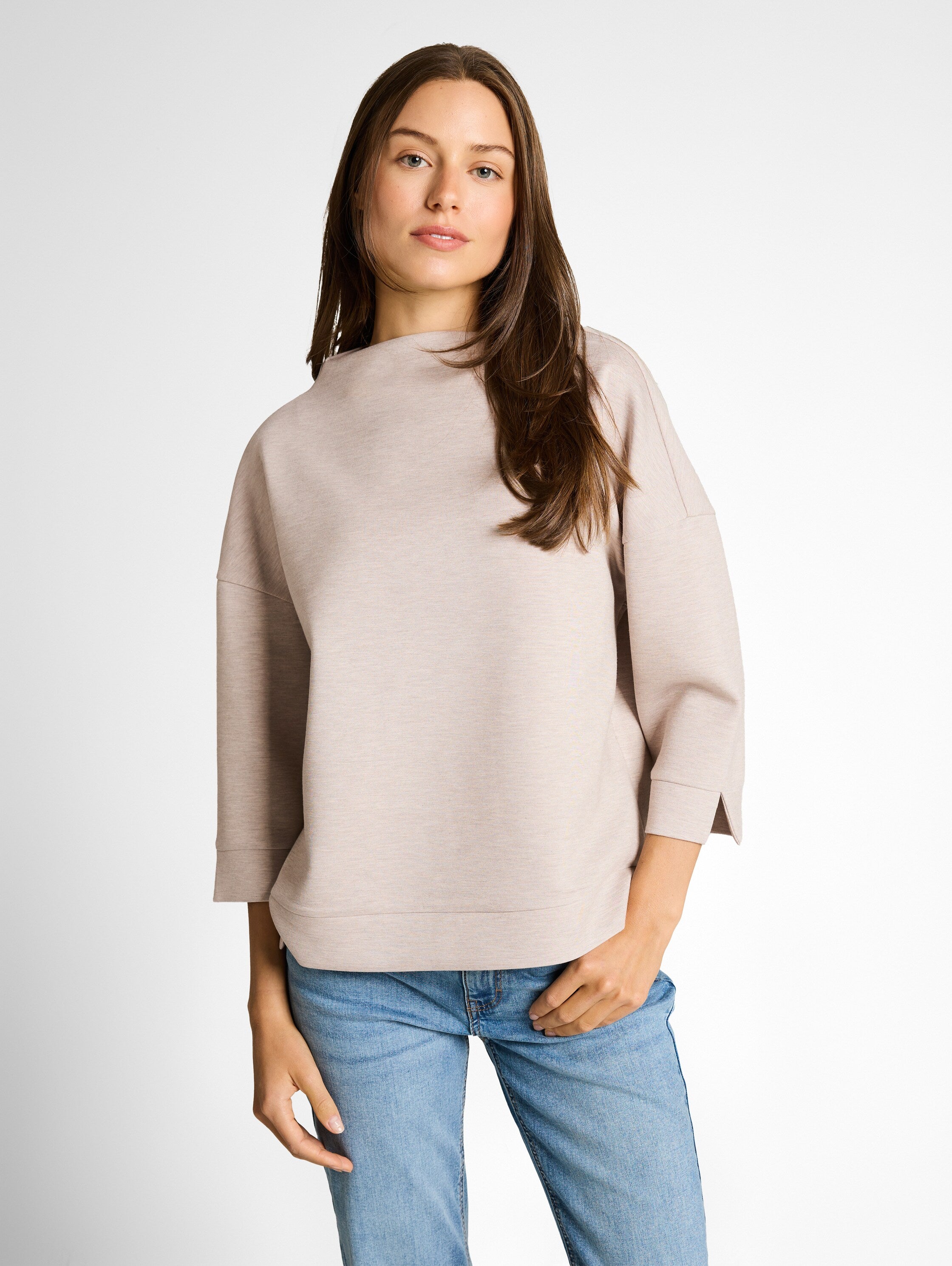 Tom Tailor Beige Long Sleeved Sweatshirt