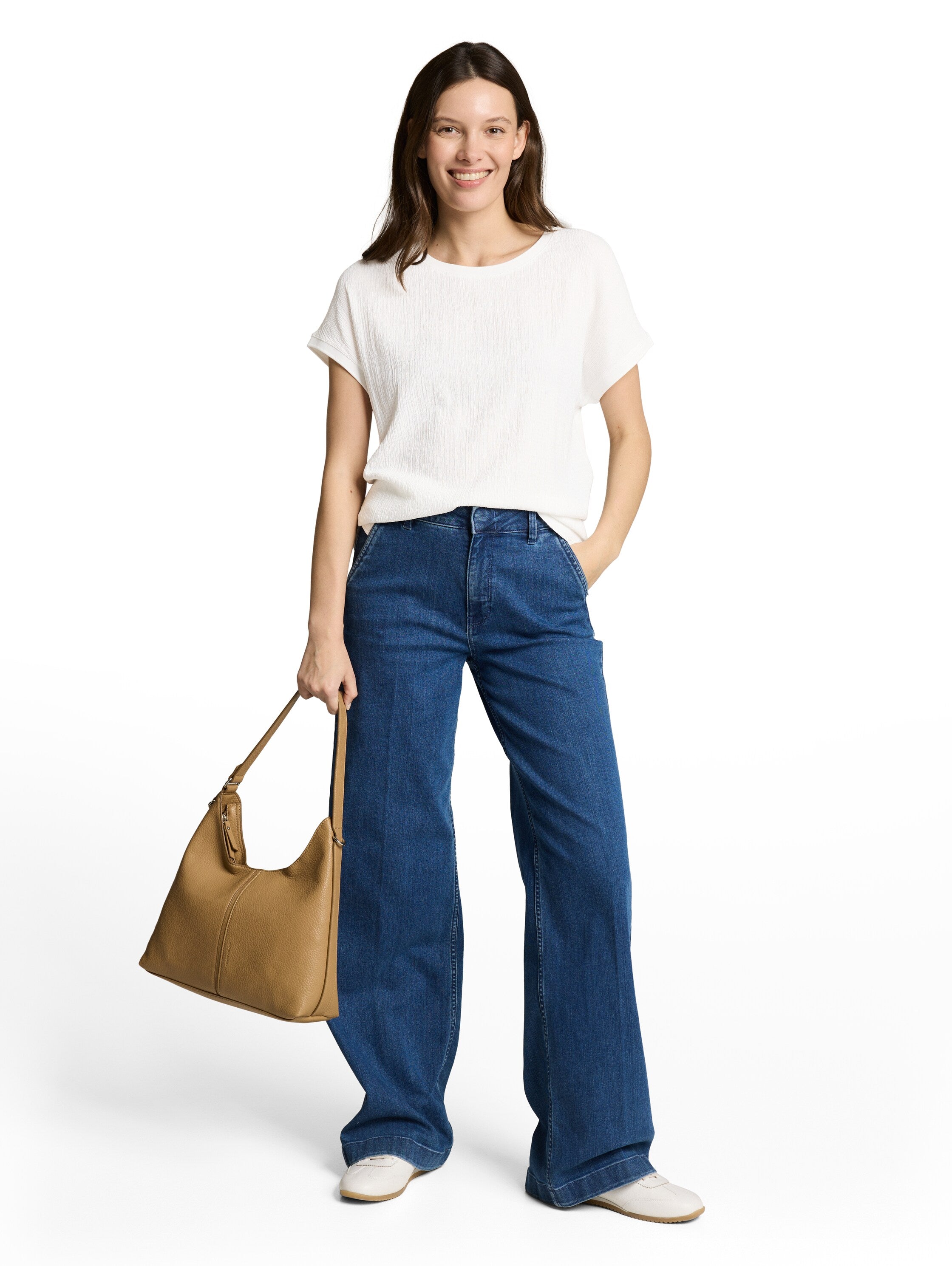 Tom Tailor Regular Fit White T-shirt