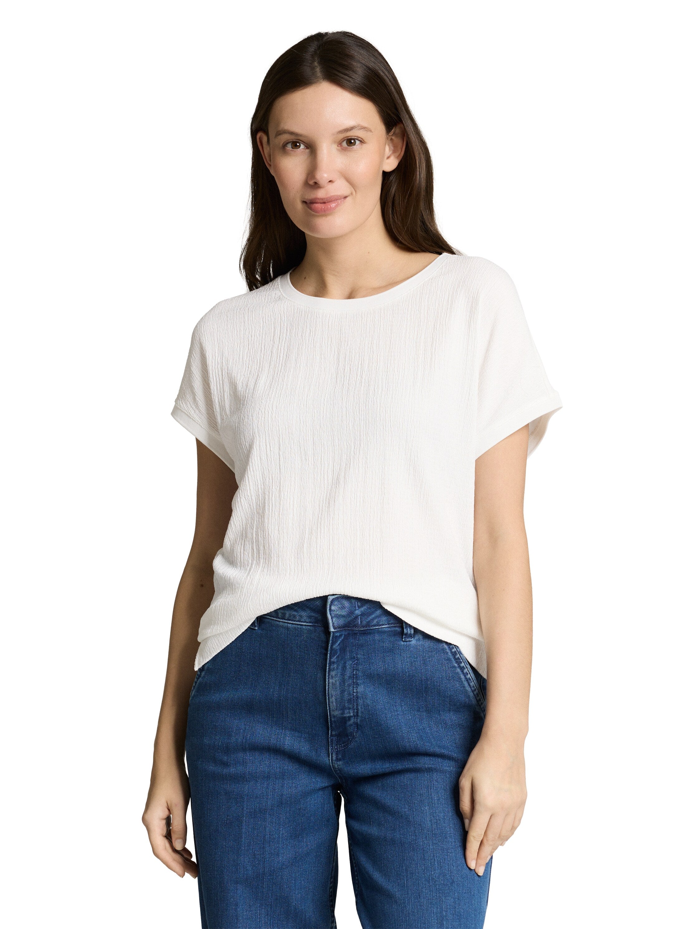 Tom Tailor Regular Fit White T-shirt