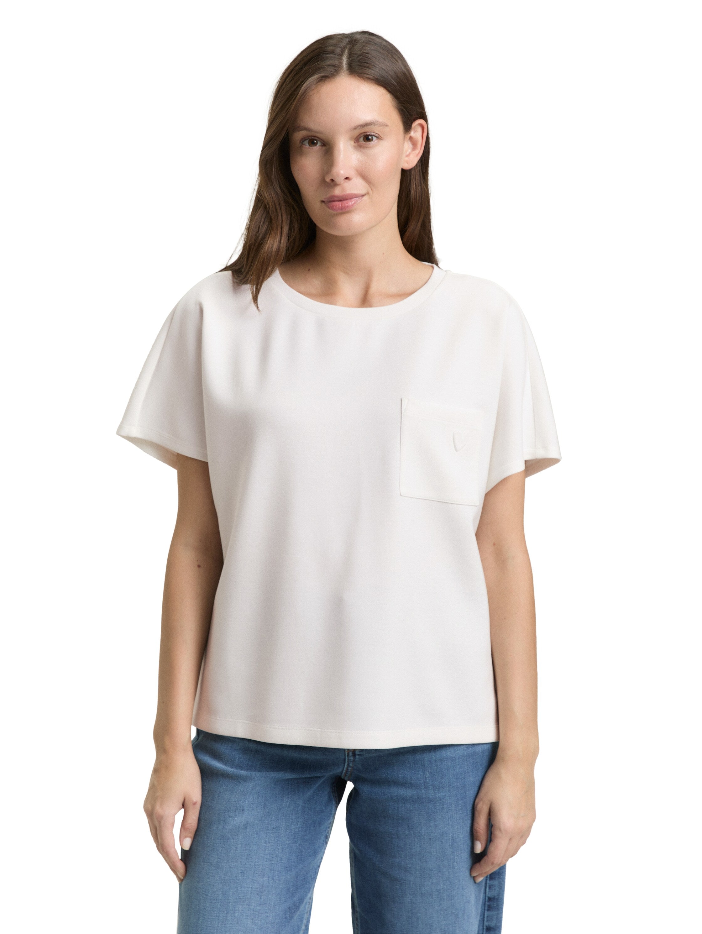 Tom Tailor Beige Loose Fit T-Shirt