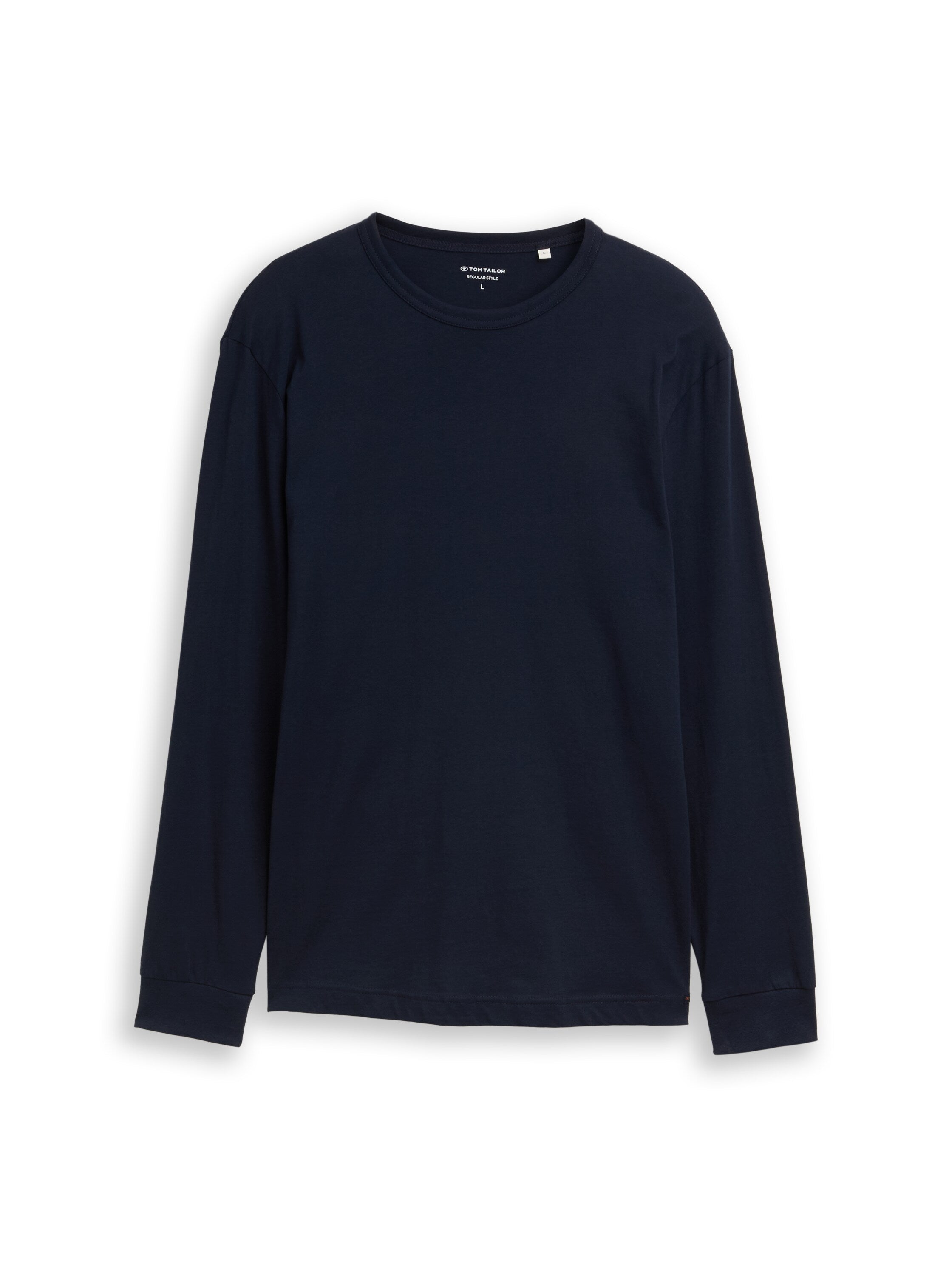 Tom Tailor Long Sleeved Navy T-Shirt