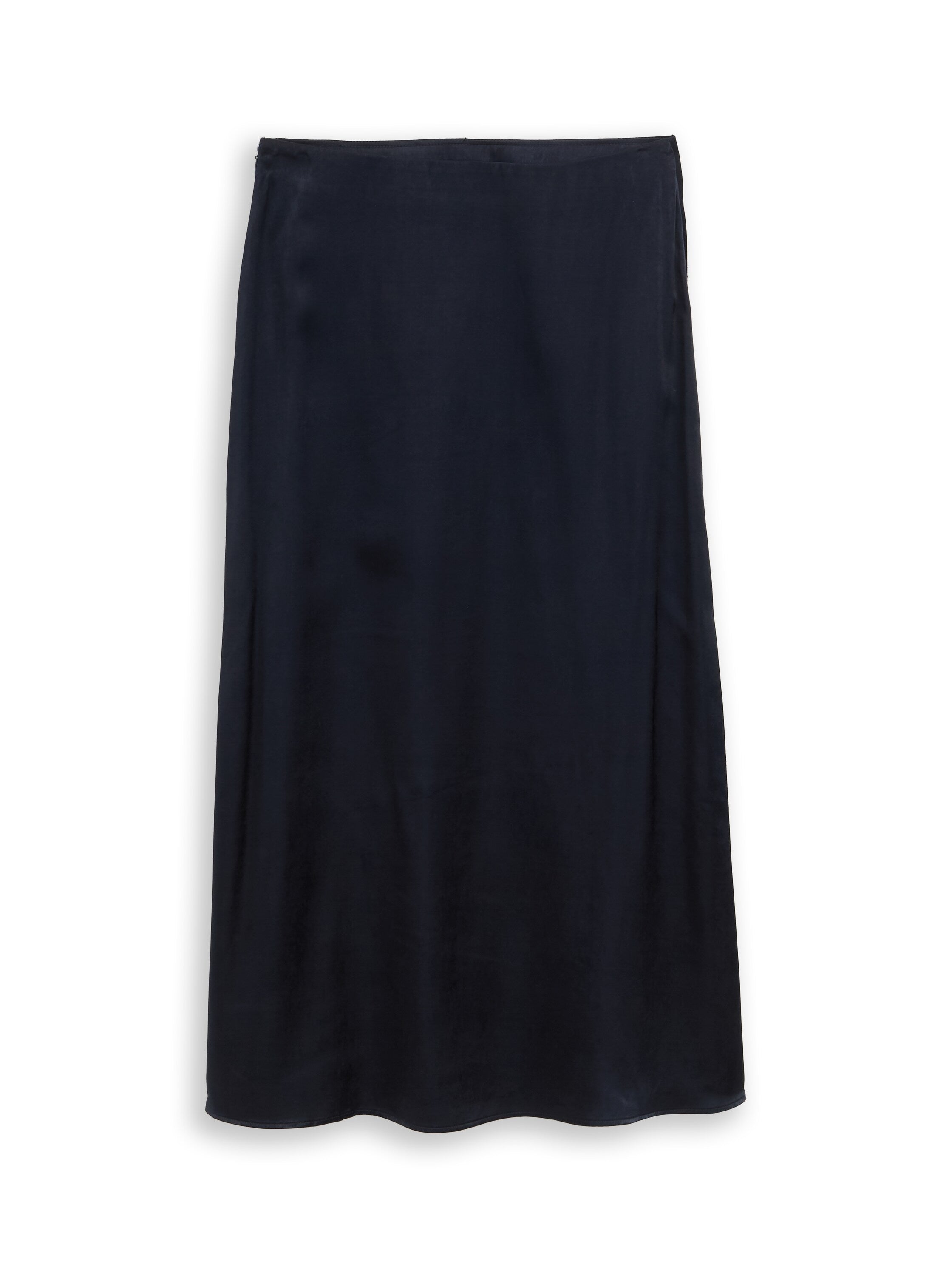 Tom Tailor Navy High Waisted Satin Skirt